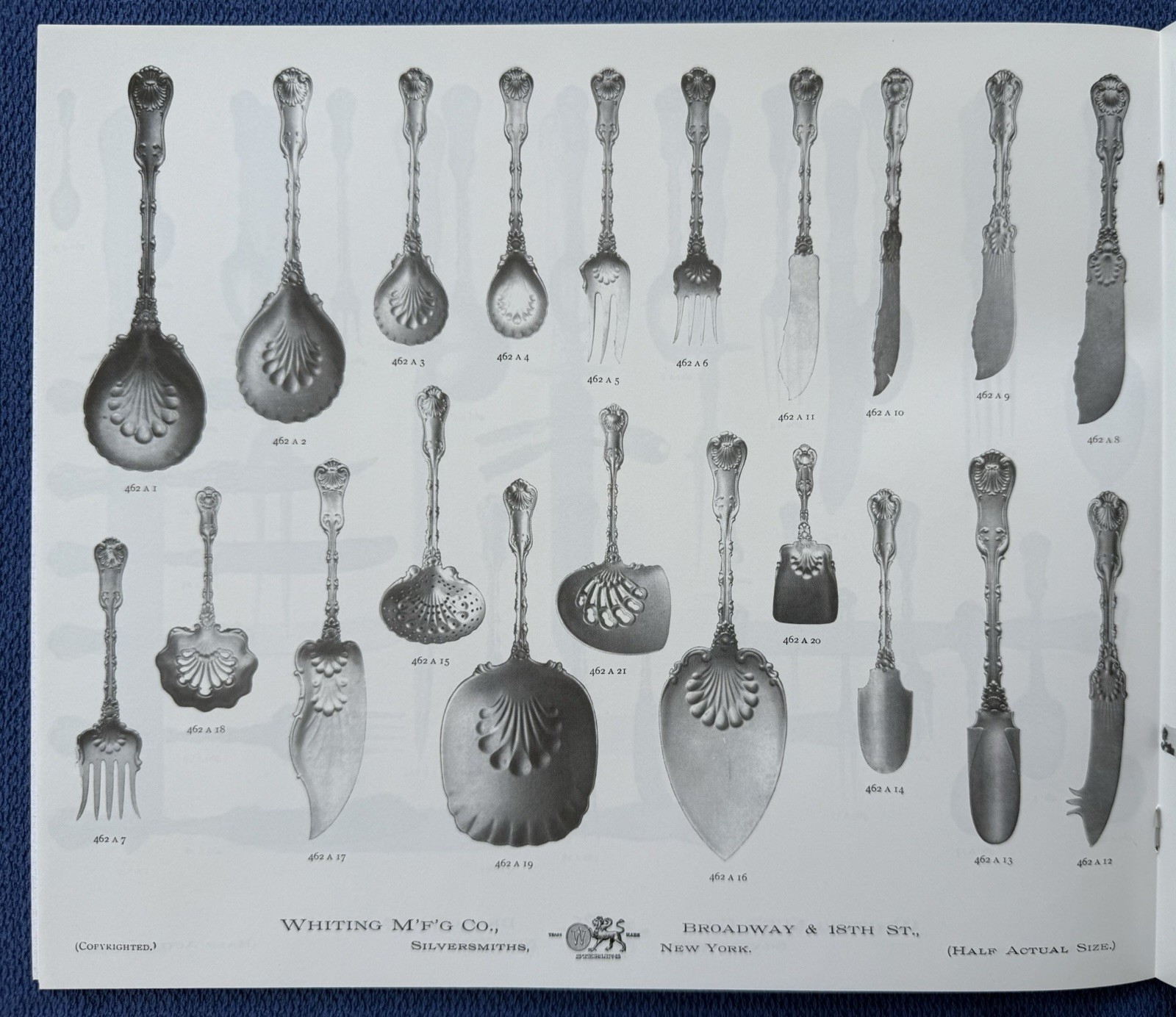 1896 Whiting Louis XV & Imperial Queen & Empire Sterling Silver Catalog Reprint