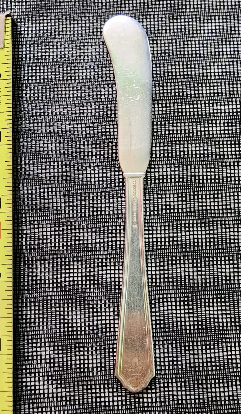 GORHAM ANTIQUE c1923 VANITY FAIR PATTERN SILVERPLATED BUTTER SPREADER 🧈