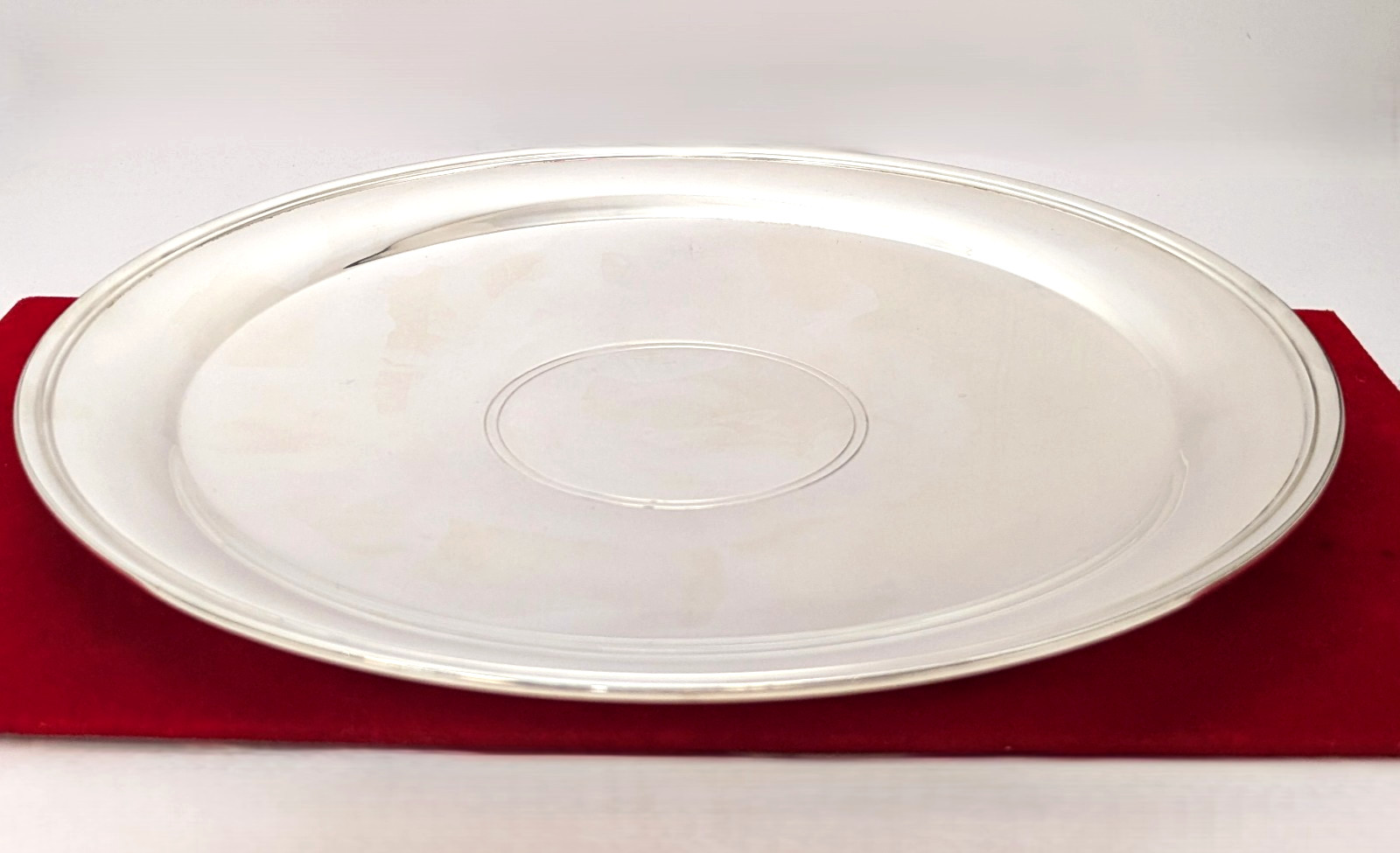 Tiffany &Co. Sterling Silver Dish #22612, 10-3/4”Diameter X 1-3/8” High