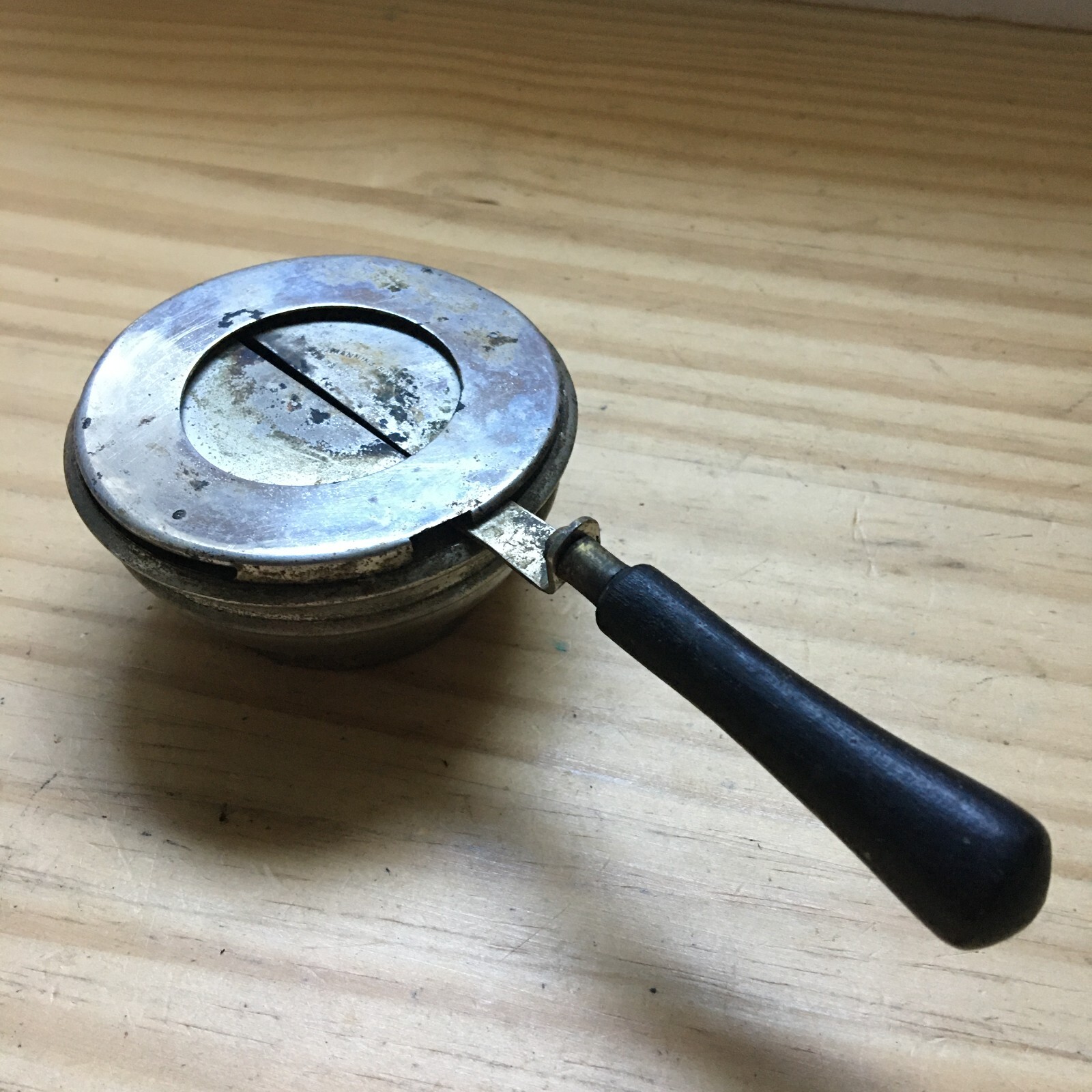 Manning Bowman & Co. Chafer Alcohol Burner Antique Pat Feb. 15 1898