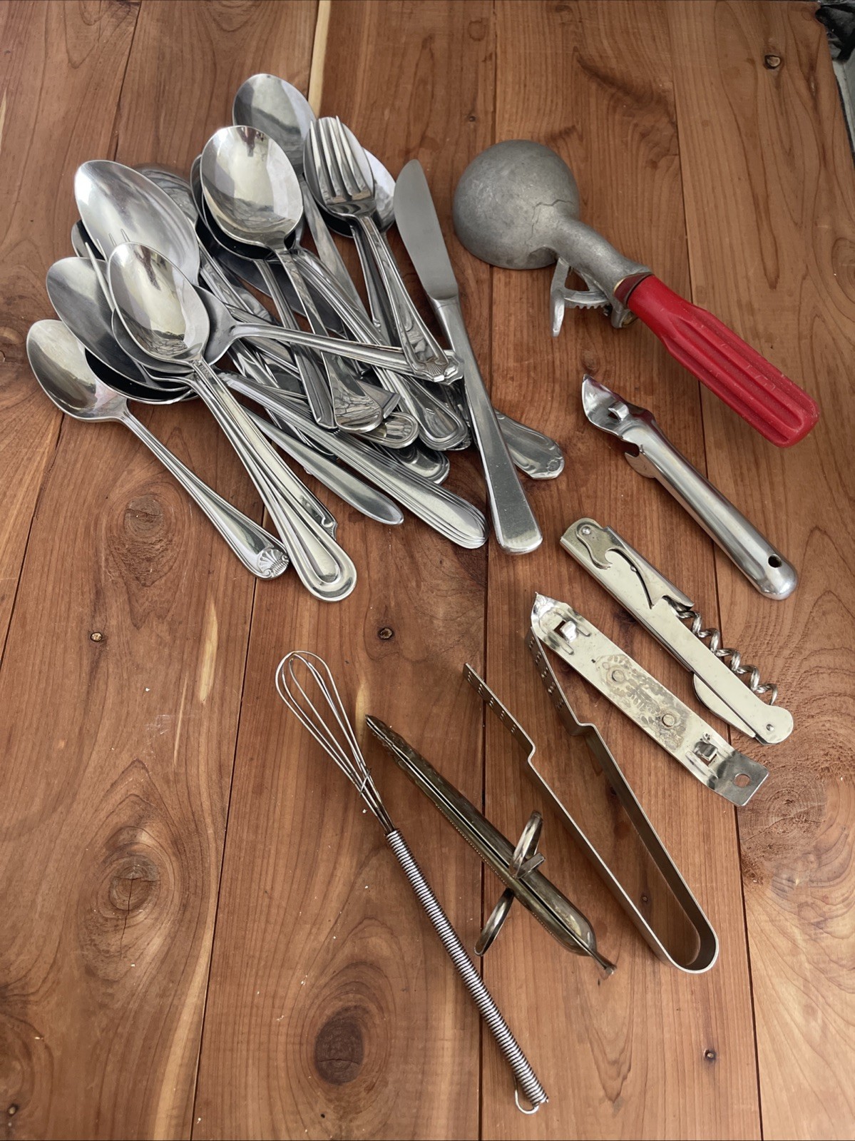 VTG Misc Silver Plate Stainless Flatware & Utensils Japan Delco Mikasa Kitchen