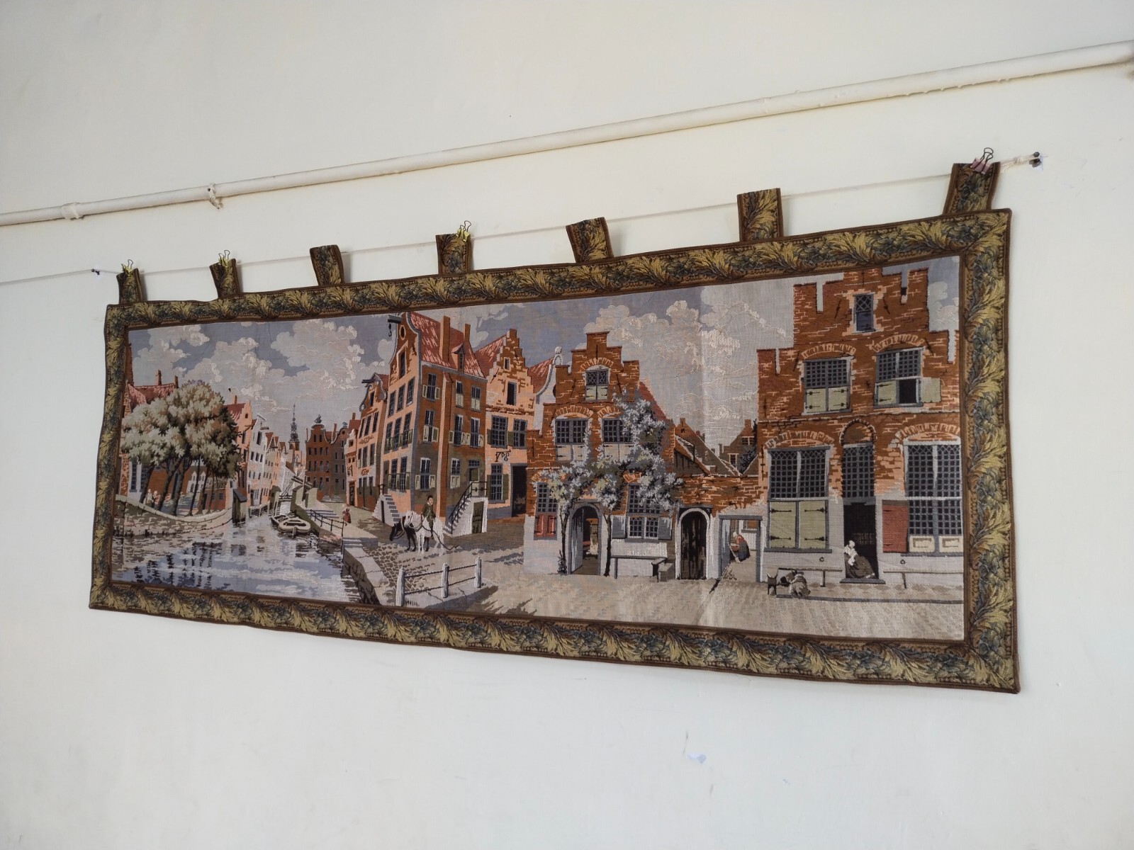 Vintage amazing french Aubusson type tapestry hanging tapestries decor item984
