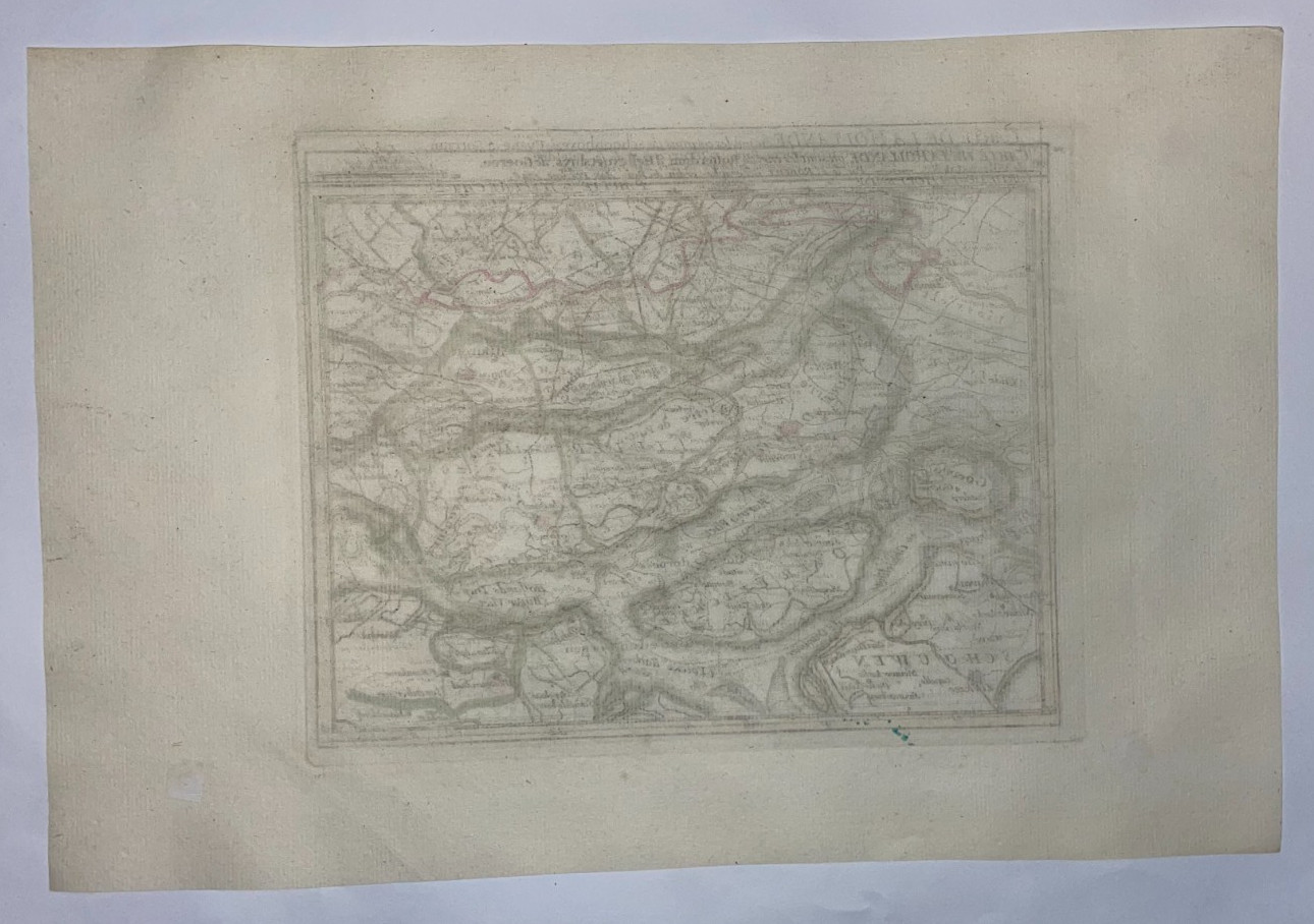 HOLLAND ROTTERDAM HELLEVOETSLUYS DATED 1748 ROBERT DE VAUGONDY ANTIQUE MAP