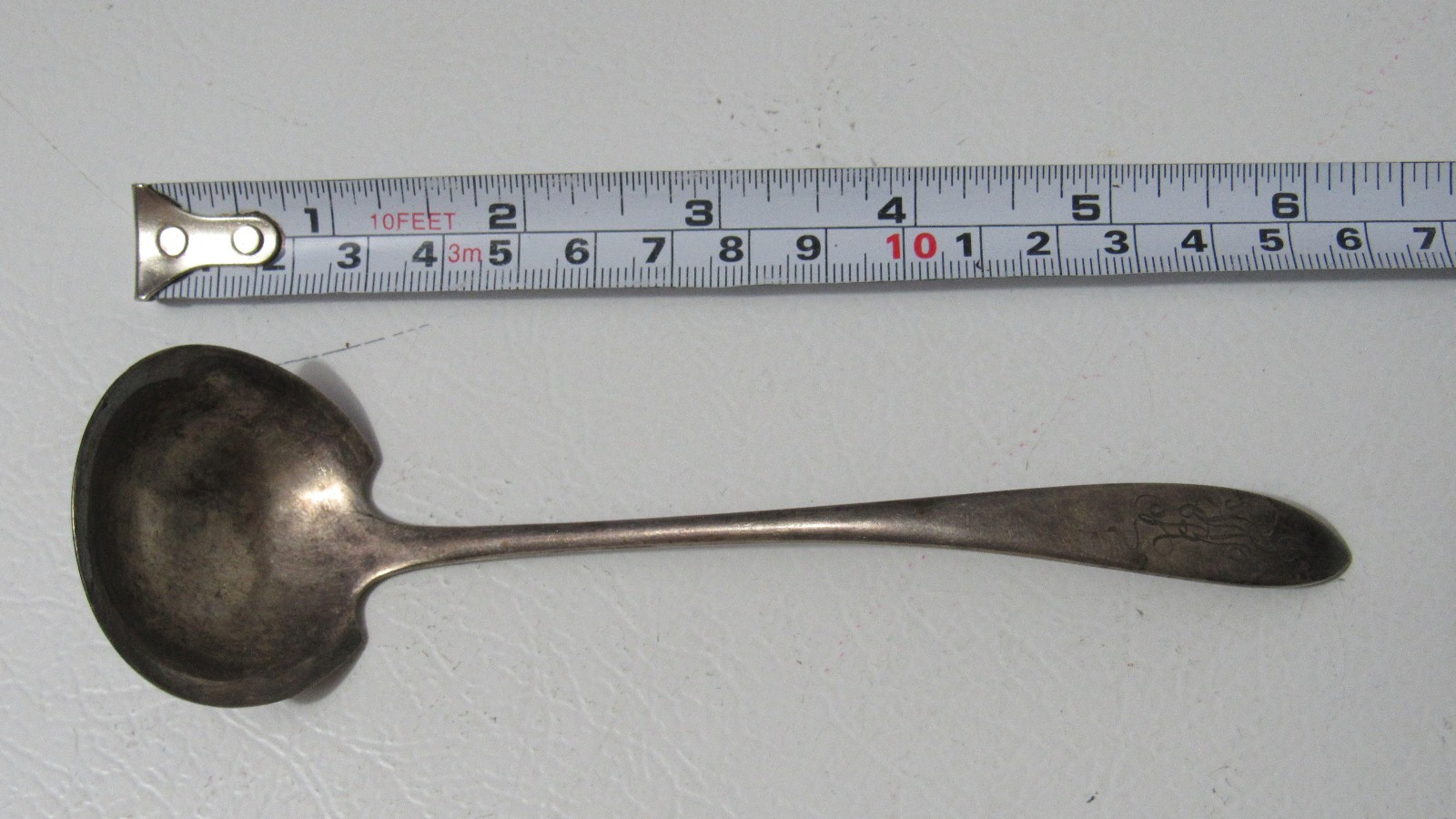 LAFAYETTE TOWLE STERLING SILVER GRAVY LADLE 6.25 INCH JWA MONO 41.3g 1905