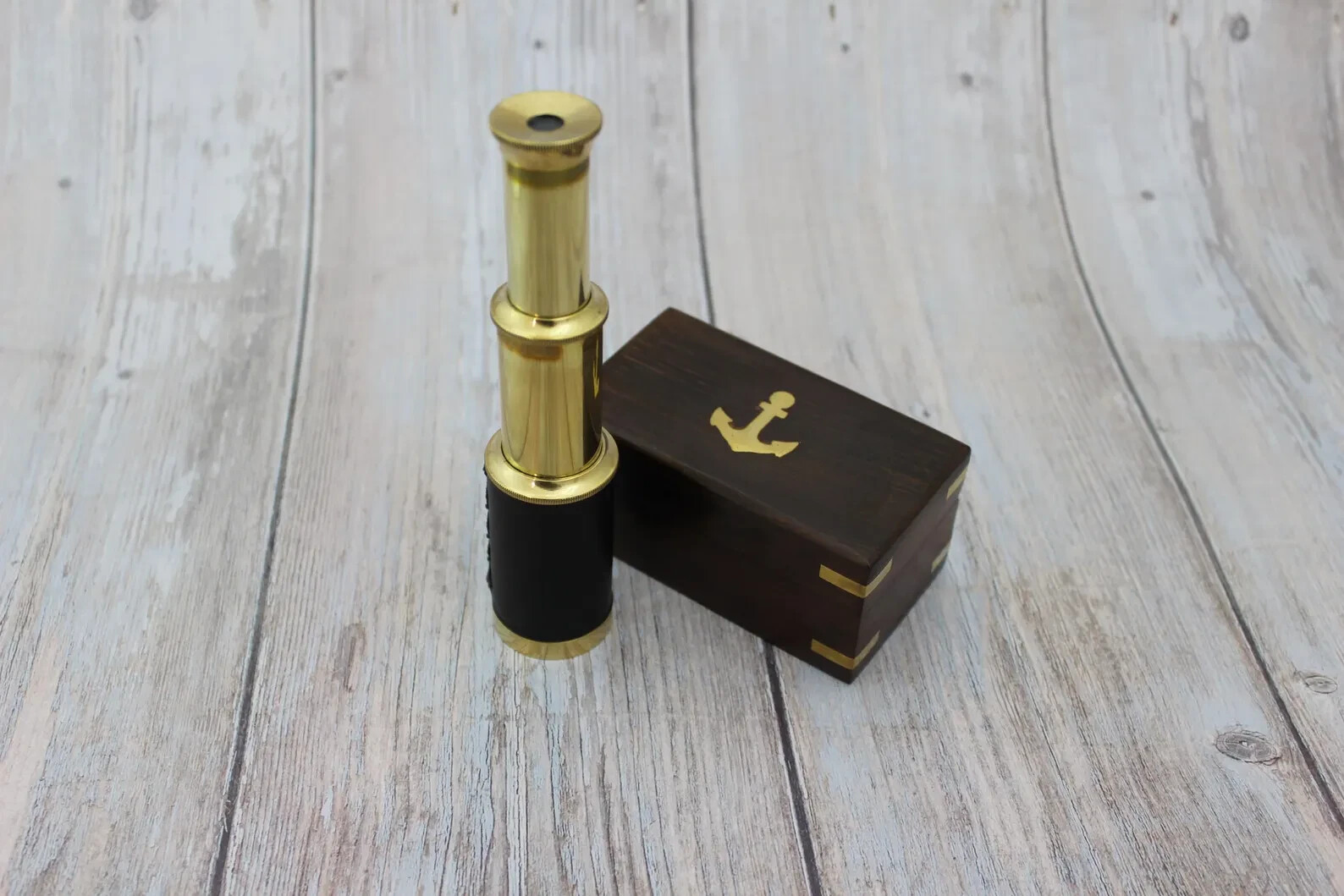 Brass Telescope With Box Nautical Working Telescope Functional & Decorative Gift