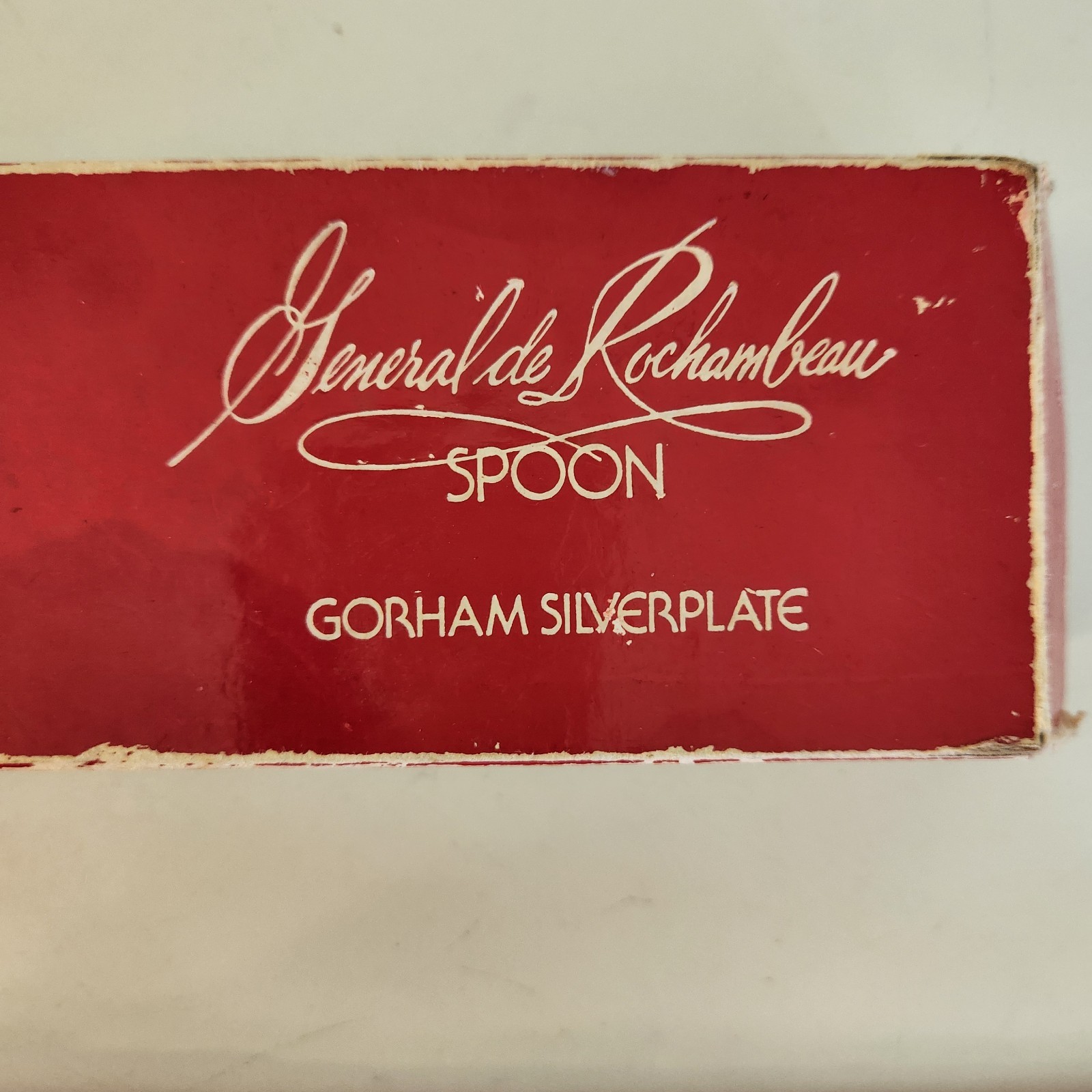 GORHAM GENERAL de ROCHAMBEAU 12″ SILVERPLATE SERVING SPOON