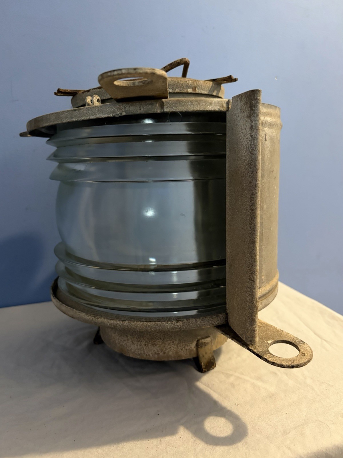 Vintage East German Nautical Ship’s Ship Port Starboard Boat Lantern Mast Light