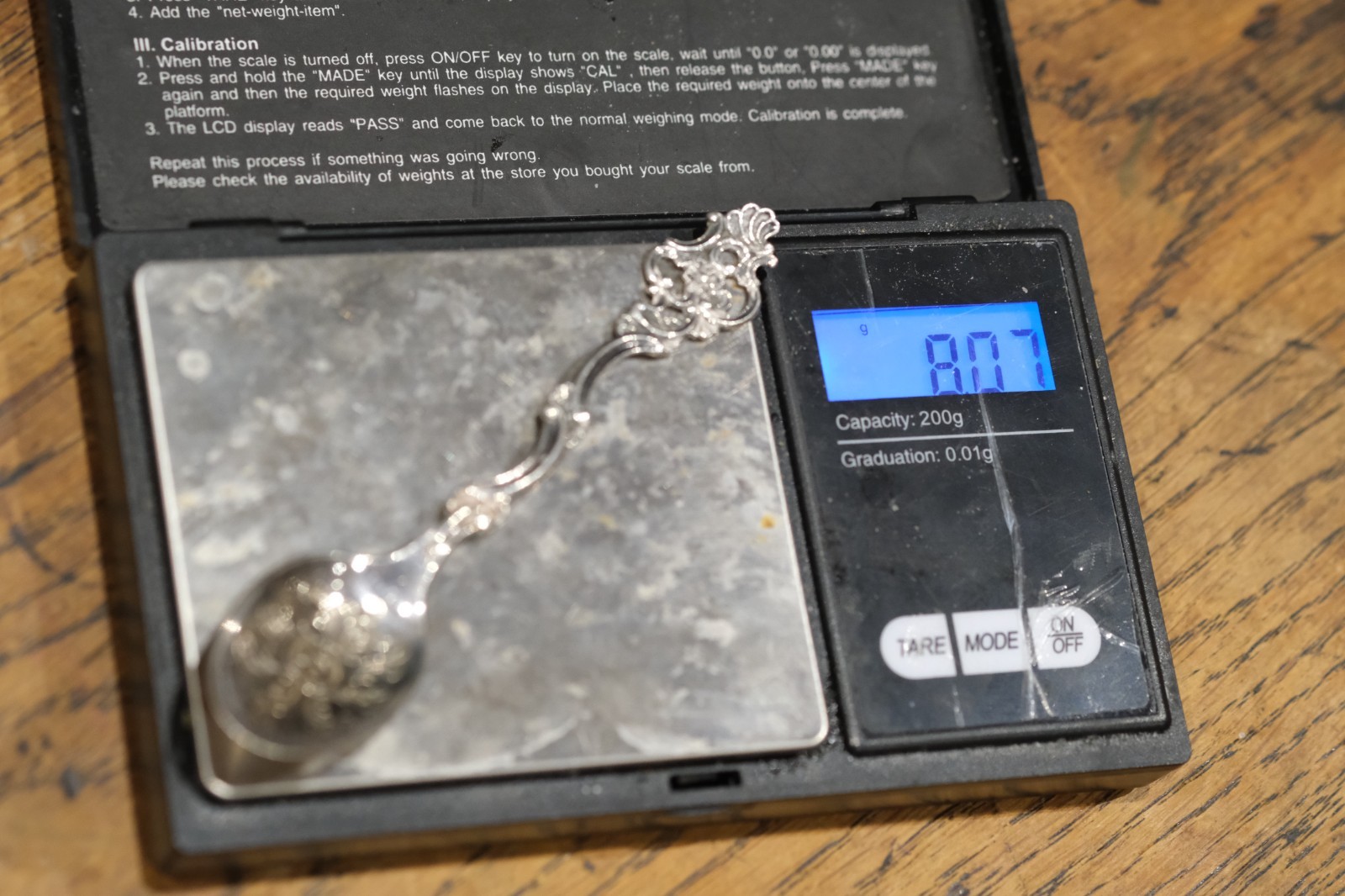 Thorvald Marthinsen Norway Sterling Silver Viking Ship Condiment Spoon