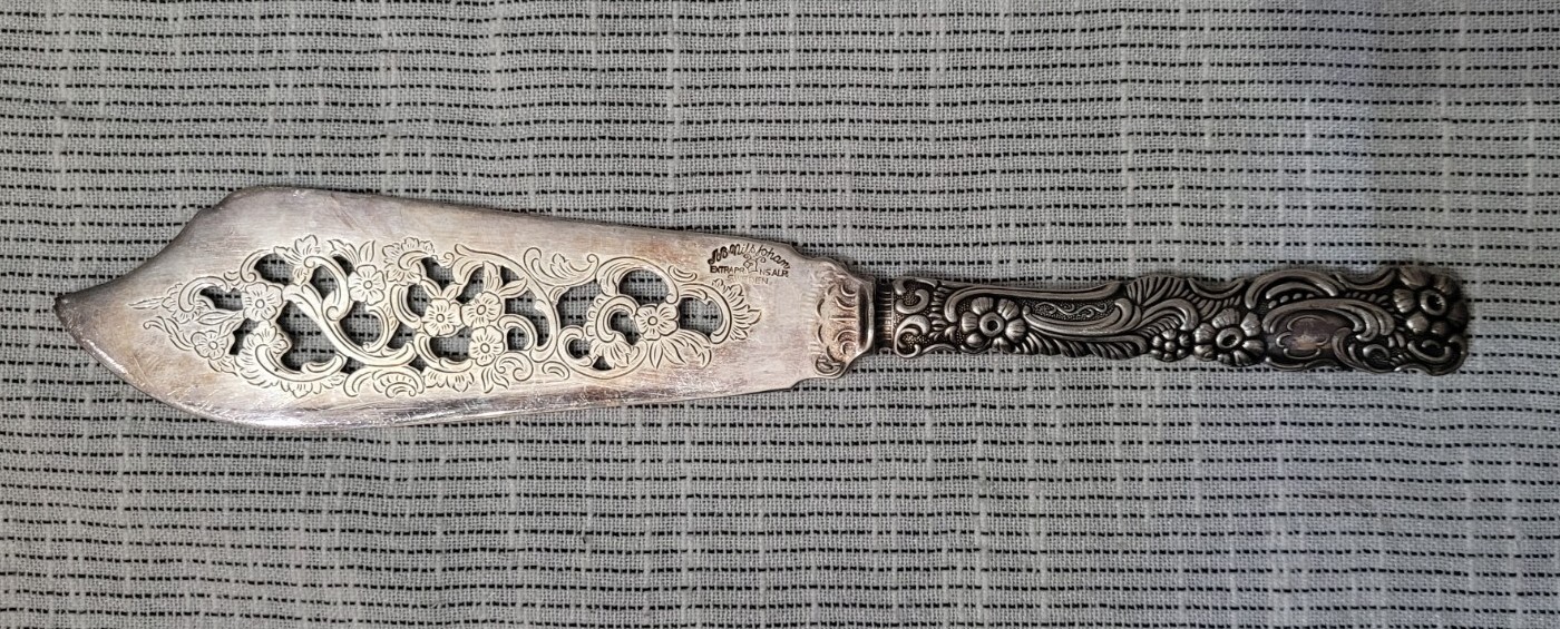 Vintage Cake Knife Extra Prima NS Nils Johan ALP Made in Sweden
