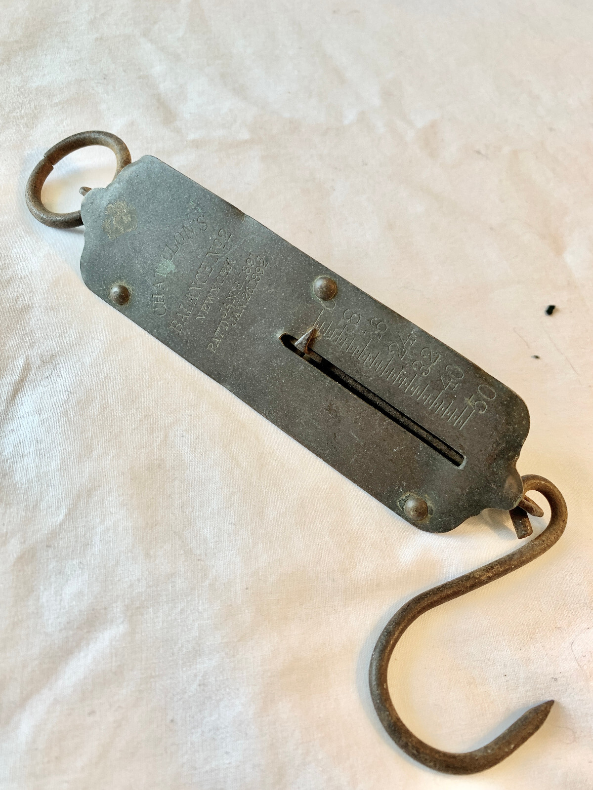 Antique Brass Chatillon’s Hand Scale