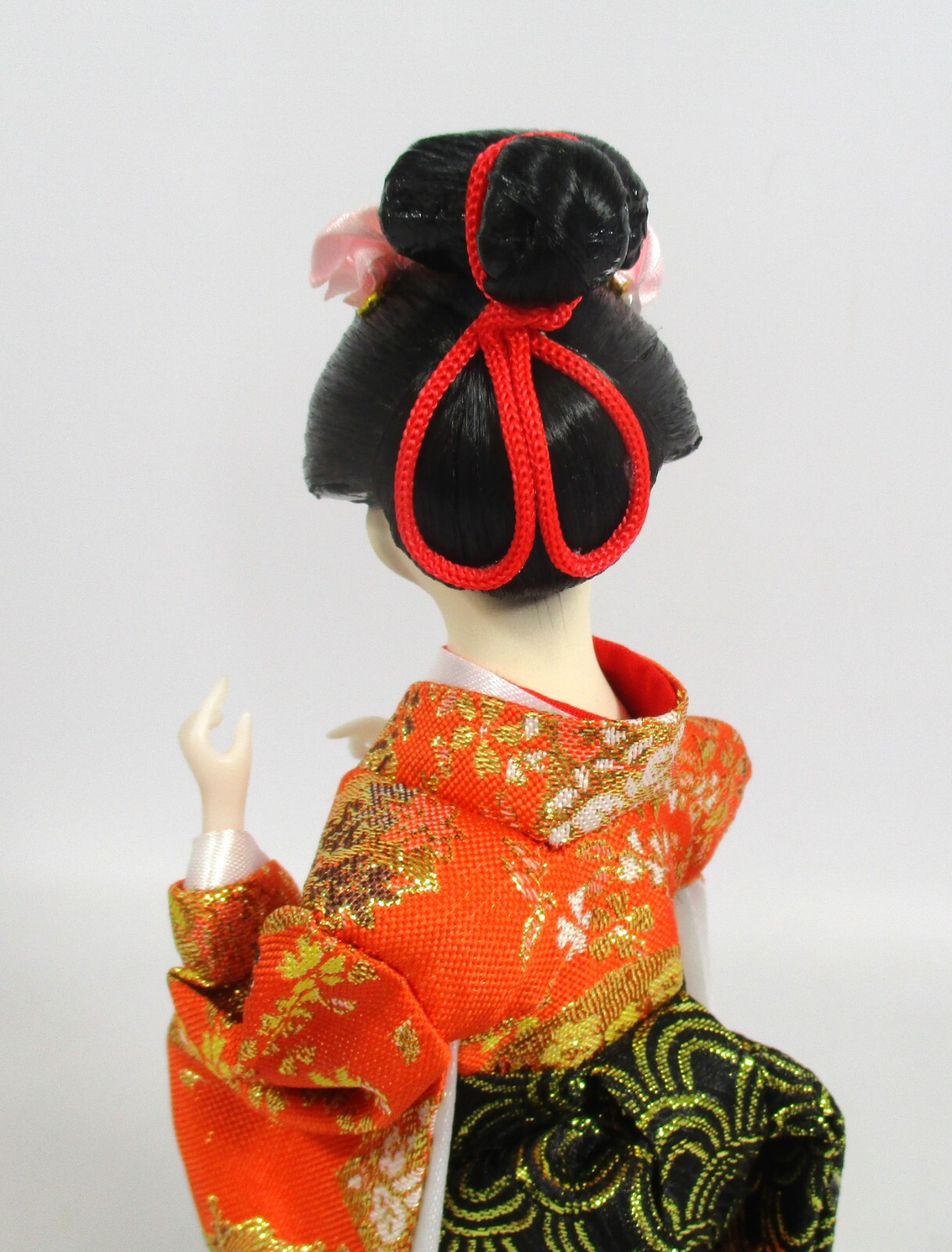 Vintage Zhong Yi Fang Japanese Geisha Doll with Parasol 33cm in Original Box