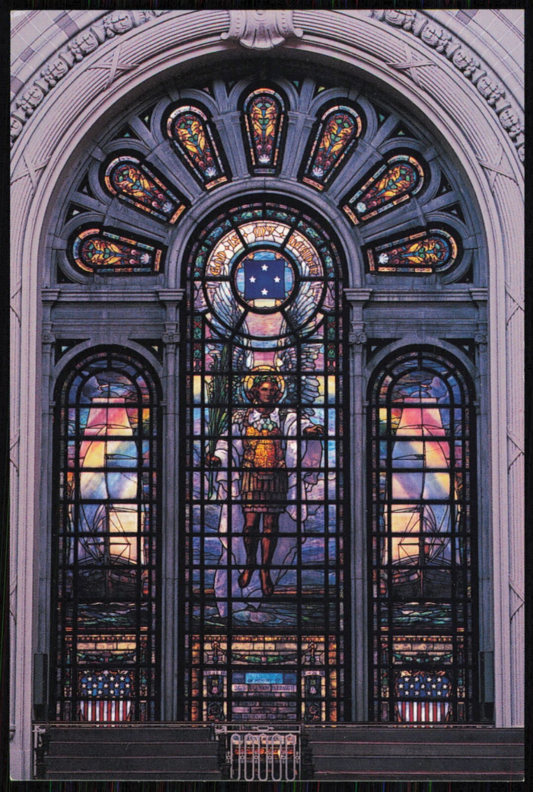 Admiral Farragut Memorial Window Chapel, U.S. Naval Academy Postcard
