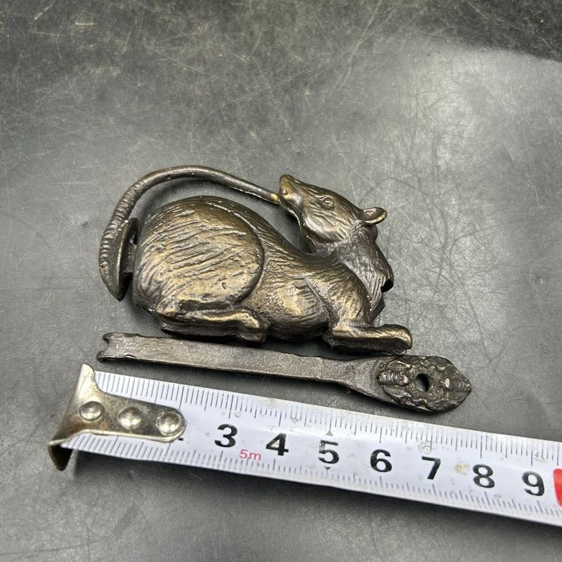 New Brass Turtle Padlock Functional Chinese Small Lock Home Decor