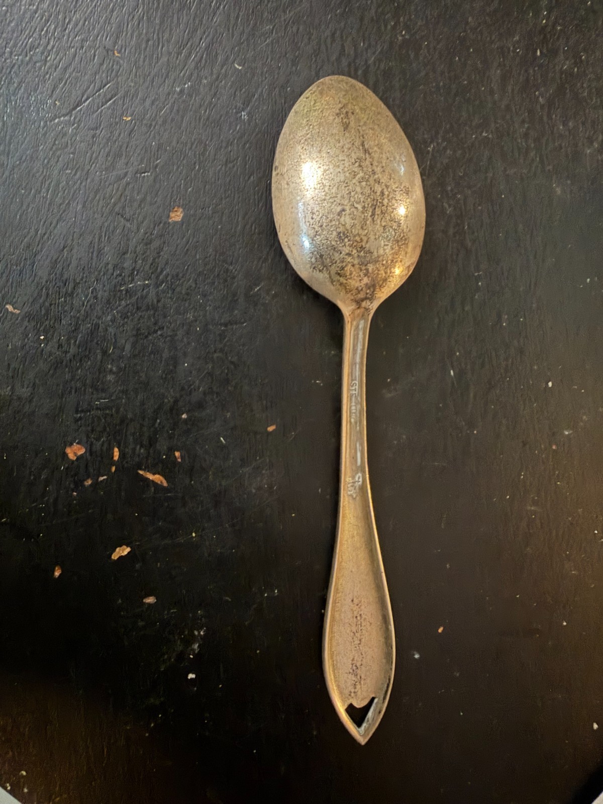 Vintage STERLING SILVER North Carolina Souvenir 4.5″ Spoon DOGWOOD