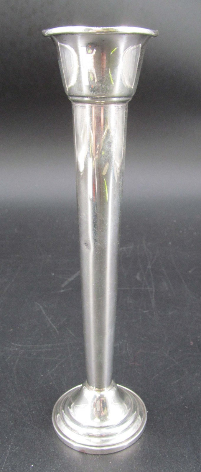 EHI VINTAGE ALVIN S254 WEIGHTED STERLING SILVER BUD VASE 6 INCHES TALL