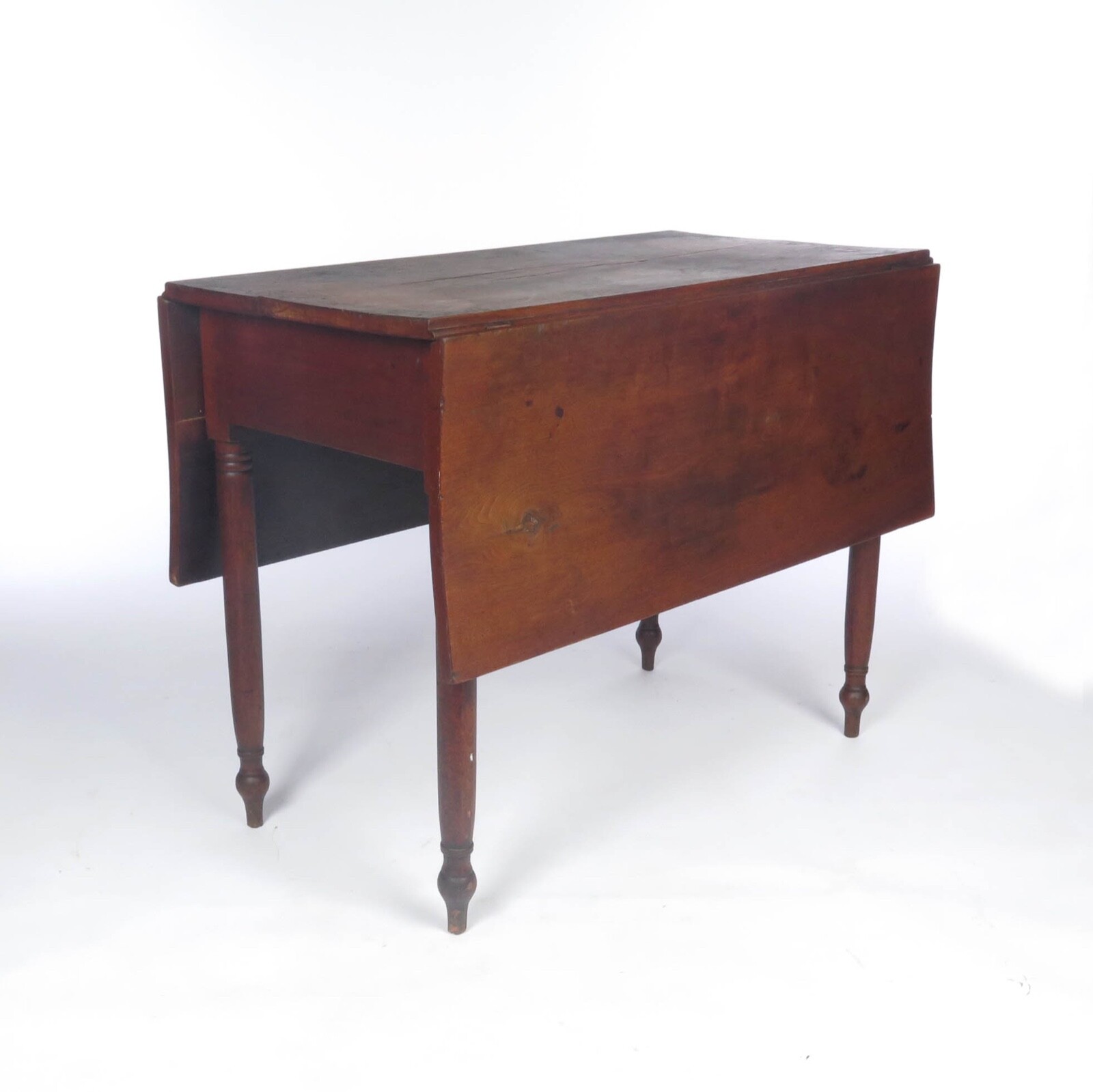 Antique Drop Leaf Table Walnut Sheraton 19th Century