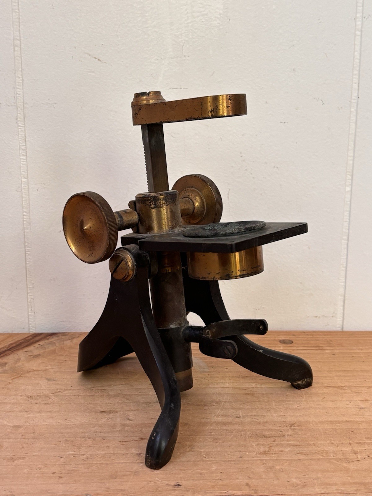 W. Watson & Sons London Steampunk Microscope 4240 For Parts Non-Working