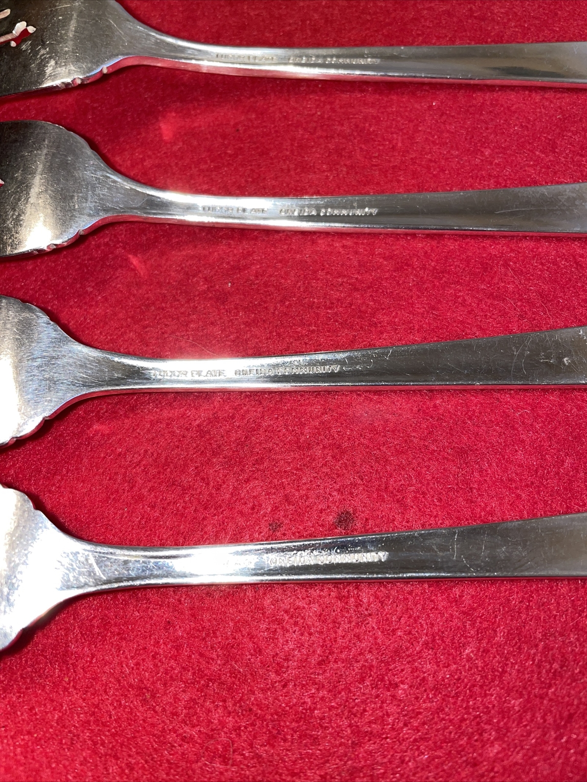 Nice Set of 4 Vintage Royal York/Oakleigh Pattern Pastry Forks