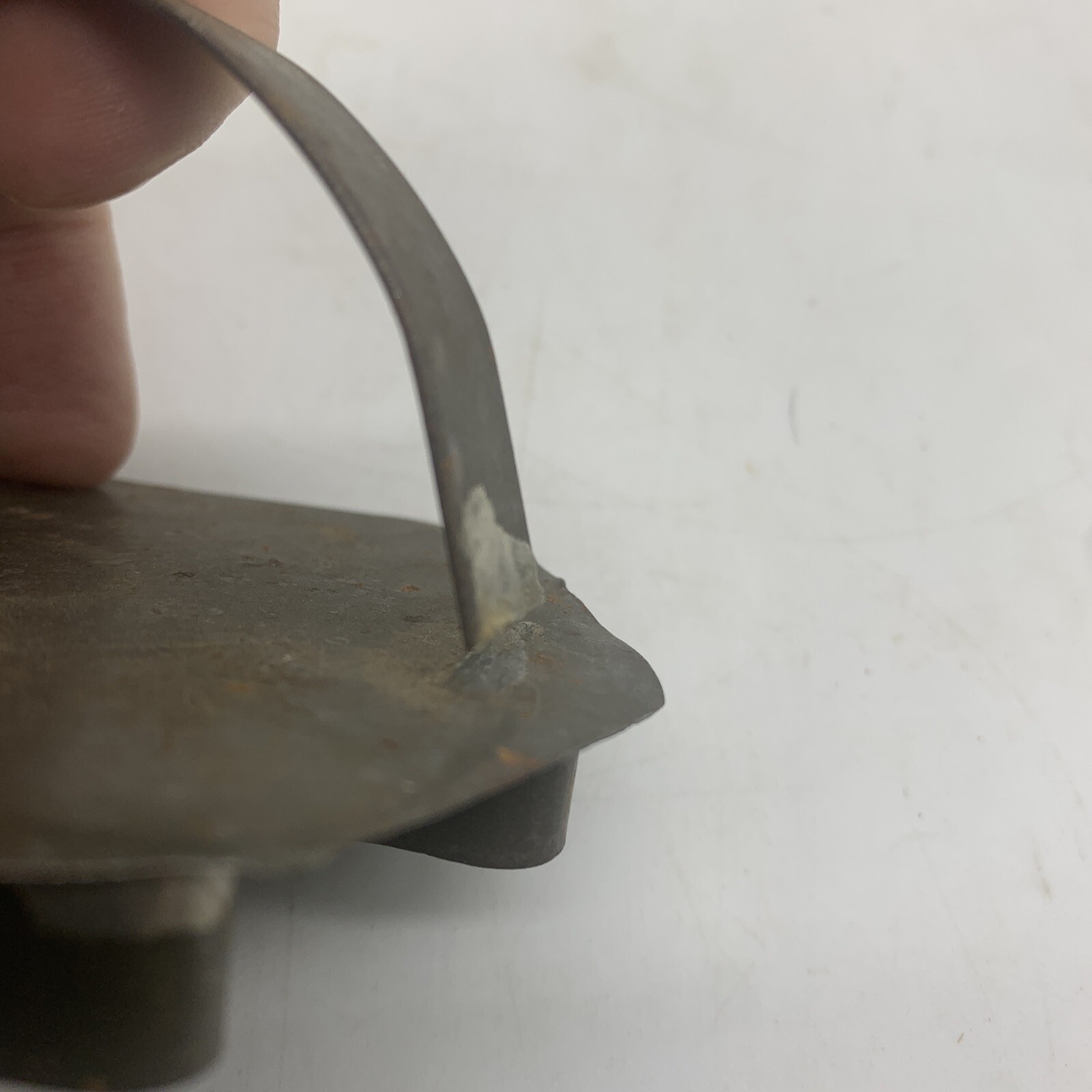 Antique Primitive Goose Cookie Cutter Flat Back Hand Soldered Folk Art Tin