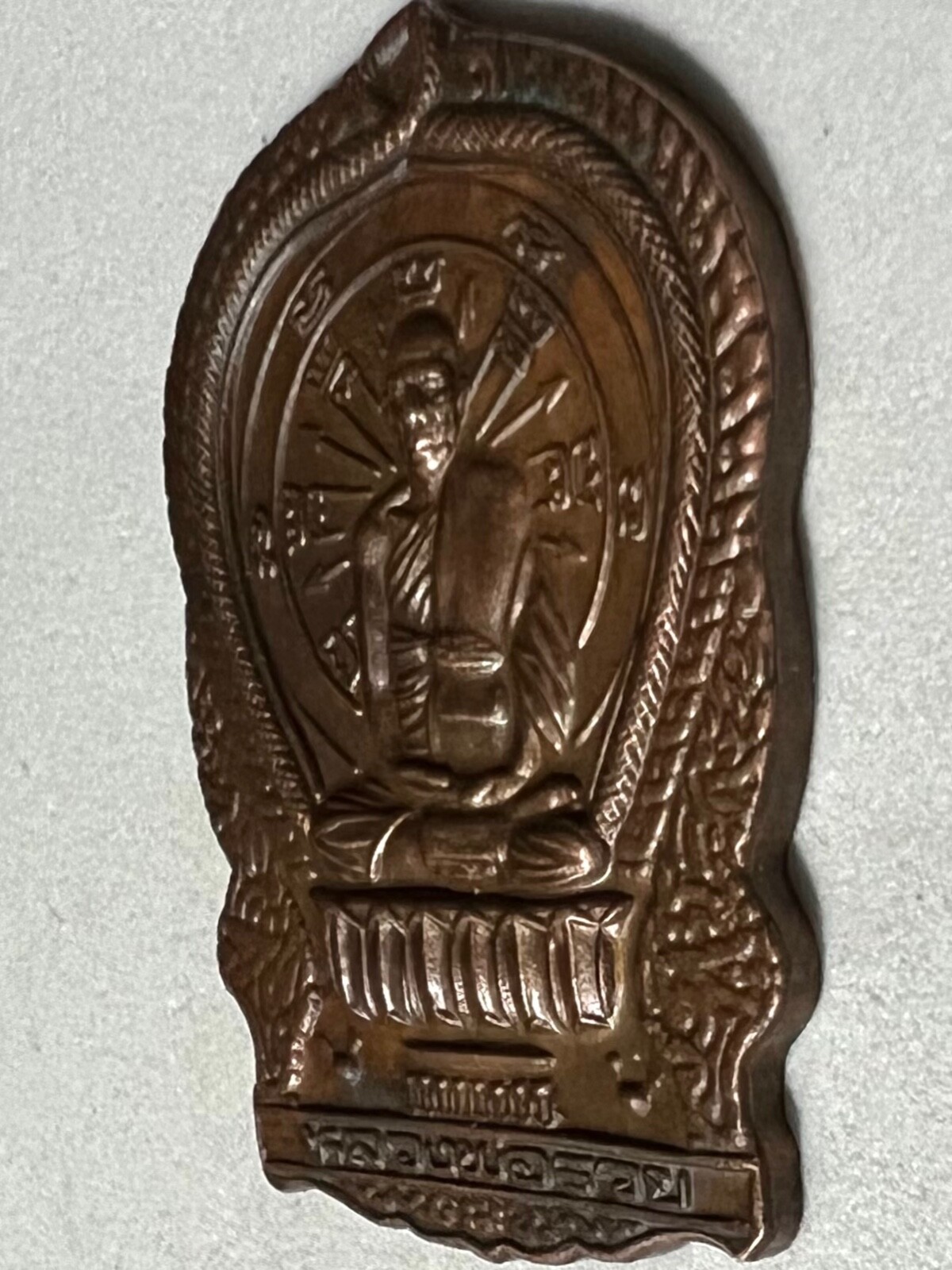 PHRA LP RUAY RARE OLD THAI BUDDHA AMULET PENDANT MAGIC ANCIENT IDOL#3