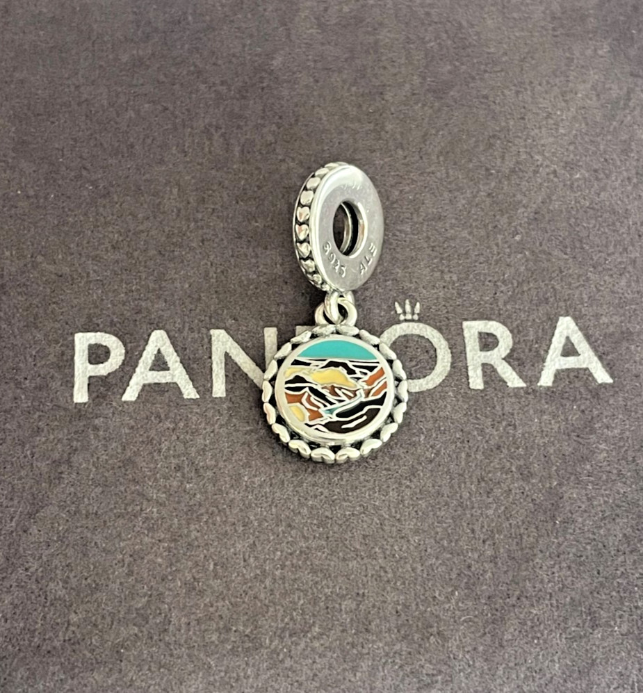 Pandora Grand Canyon View of a Lifetime Charm S925 Sterling Silver Pre-owned