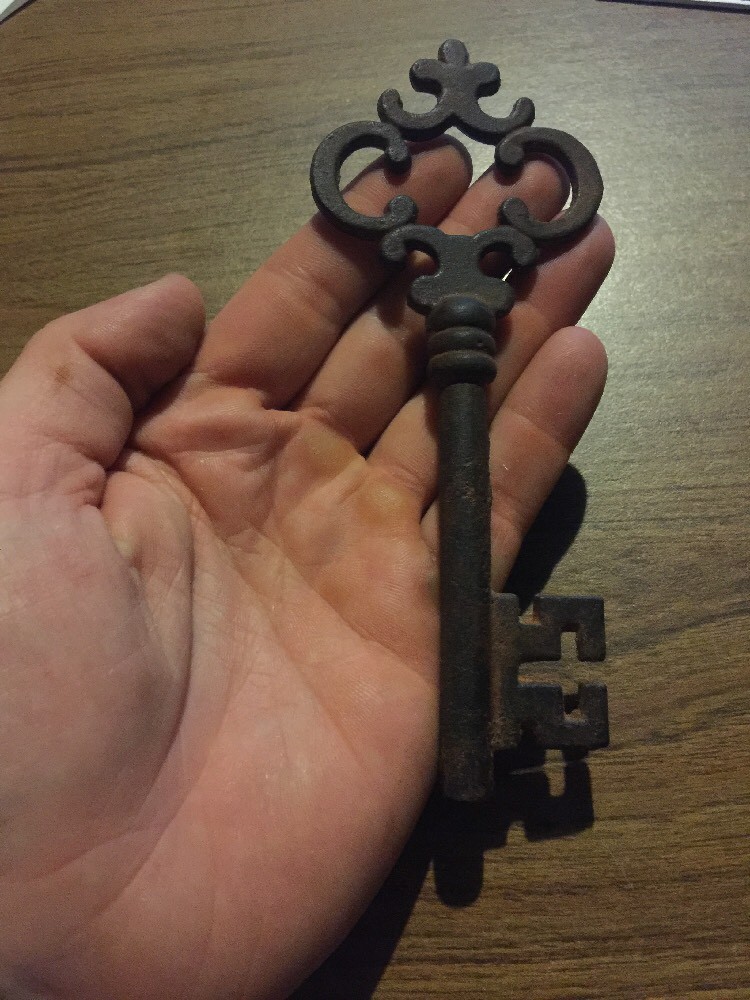 Victorian Master Door Key 6 Inch Castle Skeleton METAL Home Office Decor GIFT