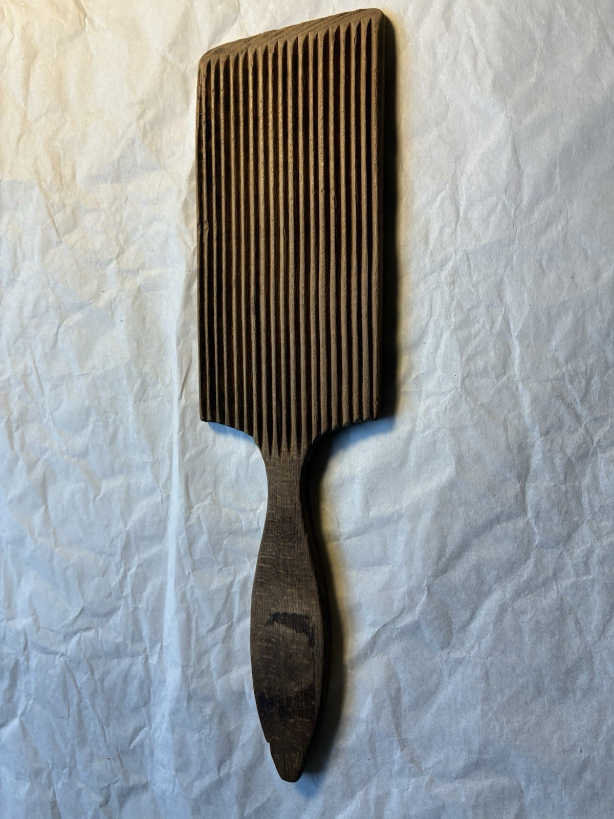 Antique Wooden Butter Paddle Farmhouse Kitchen 9inL X 2 1/2in W X 1/4 in Thick.