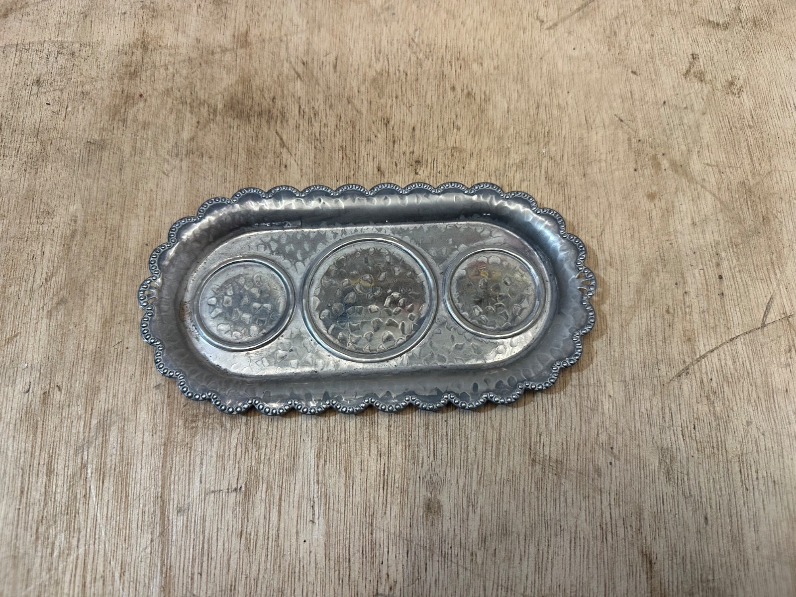 Antique Small Silver Tray
