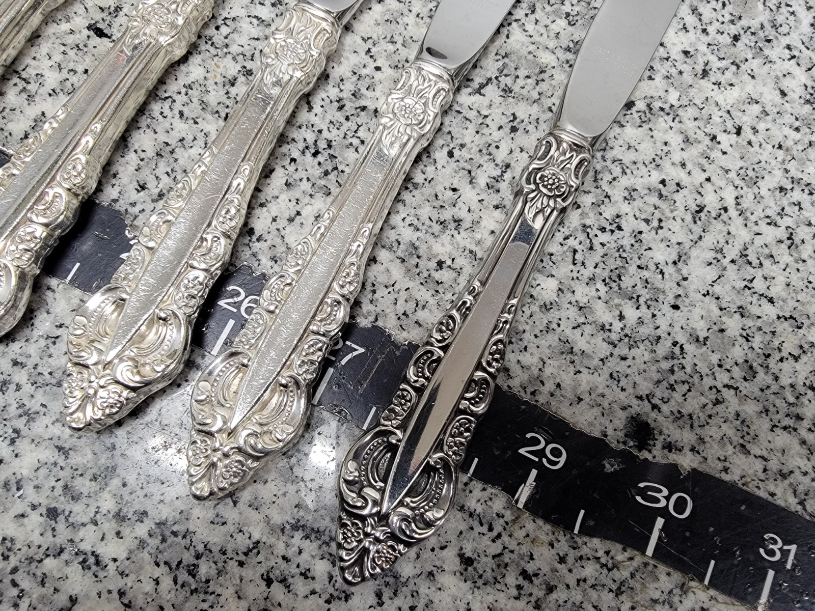 Reed & Barton Mirrorstele Silver Plated Flatware 84pc Dinnerware Set