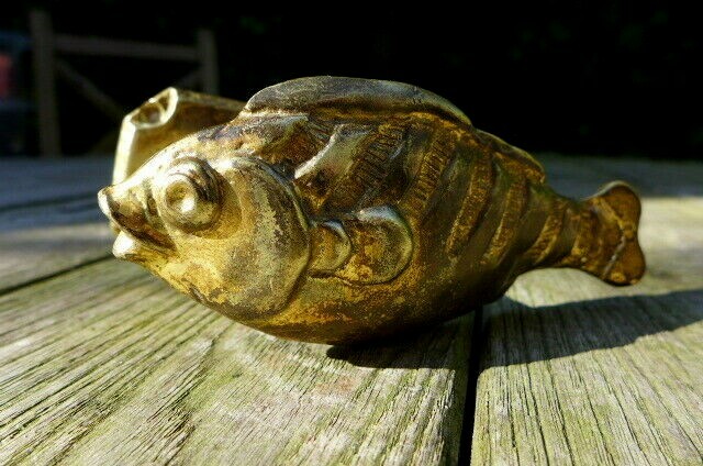Vintage Beautiful Door Handle with Fish Shaped Handle Design Very Unique Set