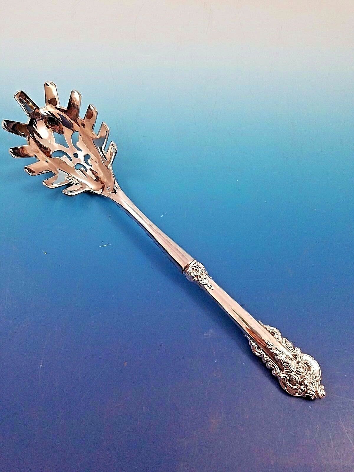 GRANDE BAROQUE BY WALLACE STERLING HANDLE PASTA SERVER Custom Made