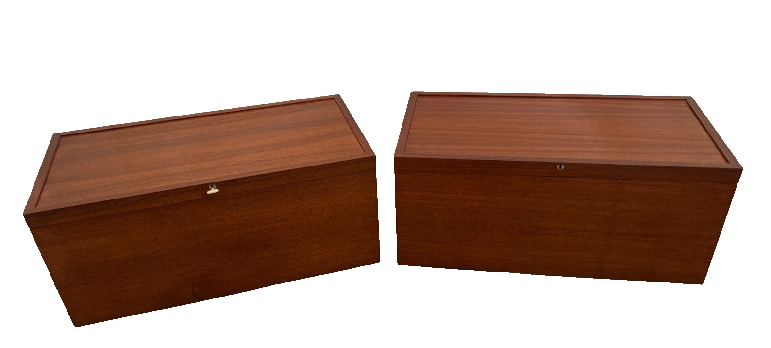 Mid Century Record Cabinets pair by Strings Wall Shelving Designers Nils Kajsa