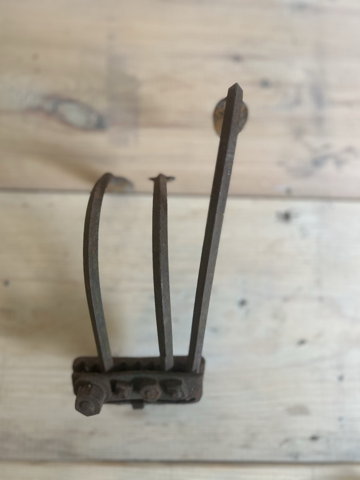 Vintage 3 Tine Hand Cultivator Rake Claw Garden Tool Head