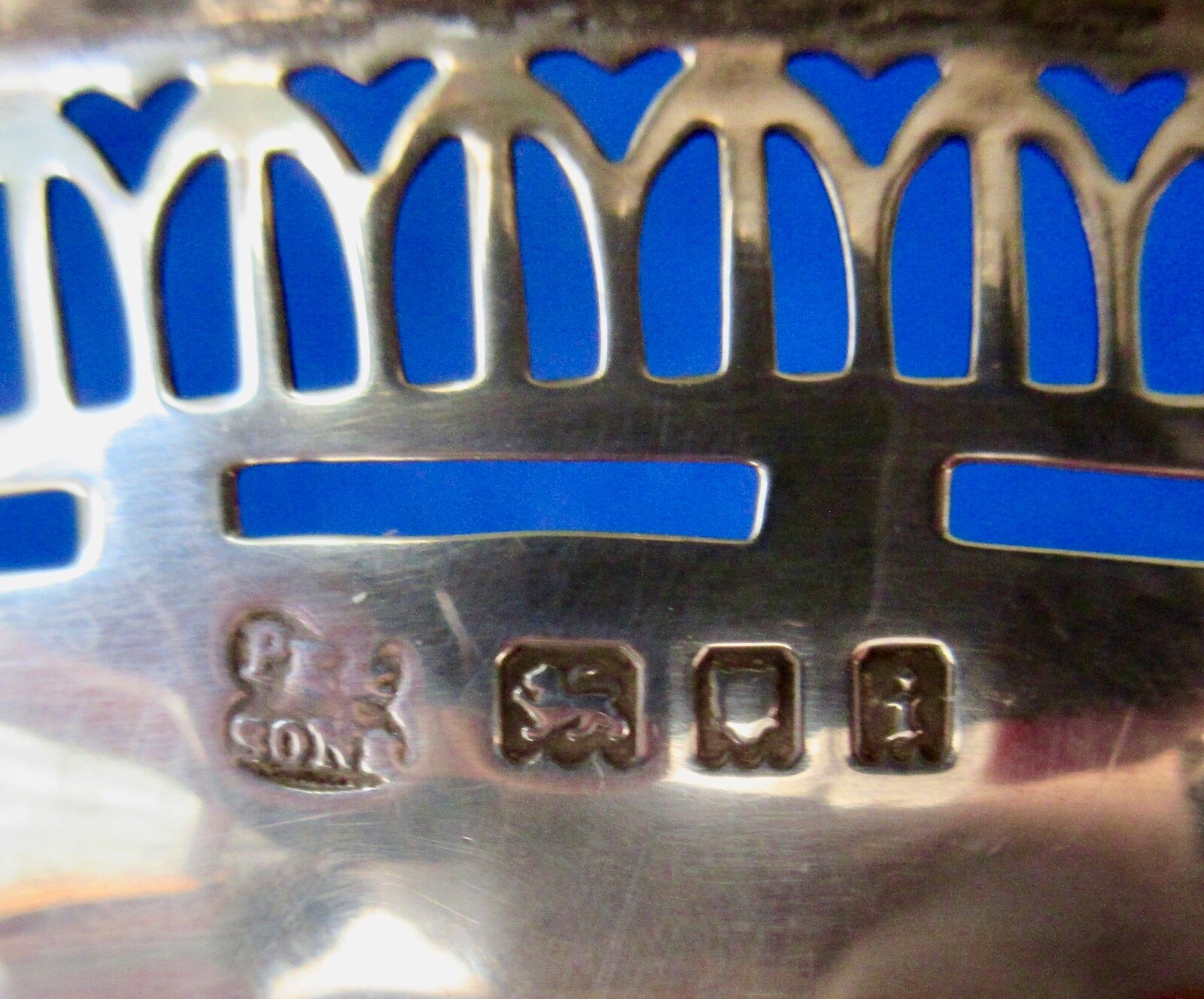Pearce & Sons, London, Antique Art Deco British Sterling Silver Pedestal Bowl
