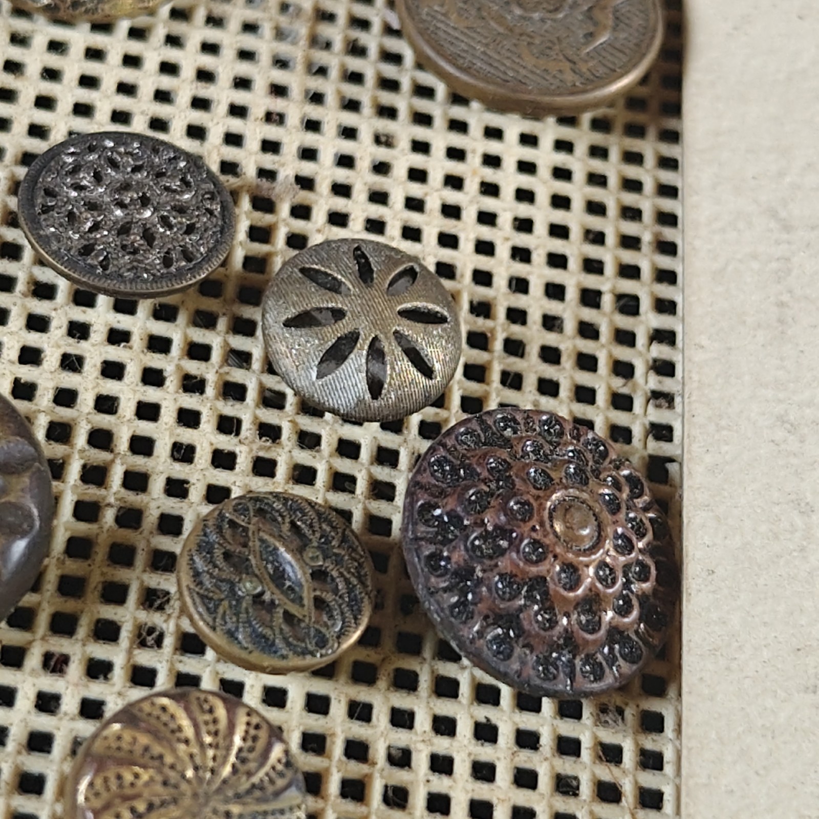Collection Lot Antique And Vintage Buttons Victorian
