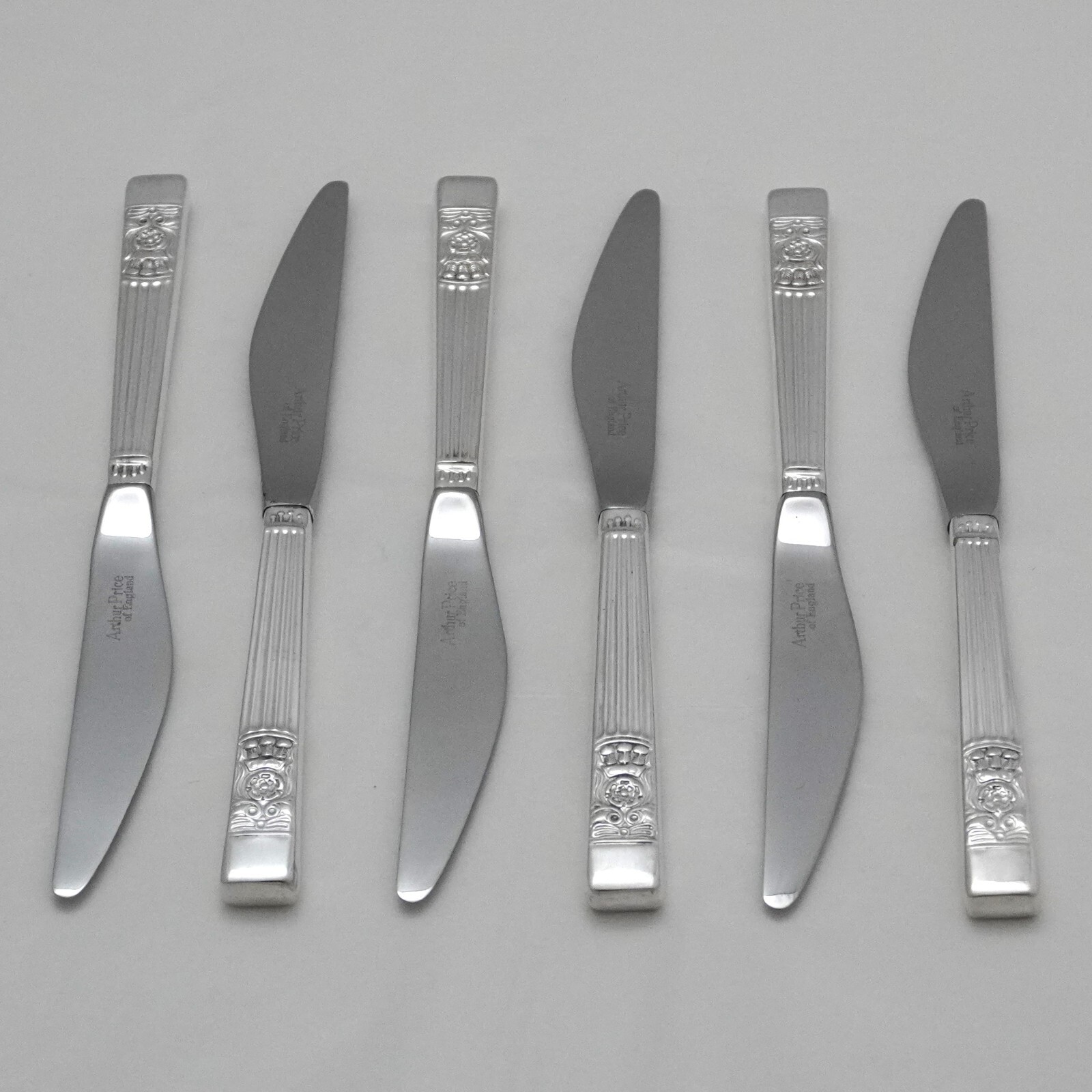 WINDSOR Design Arthur Price County Plate Silver Service Cutlery Six Table Knives