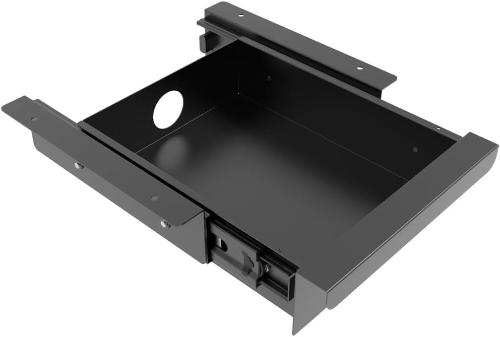 Under Desk Mounted Sliding Pull-out Drawer for Office Desk or Table – Storage Or