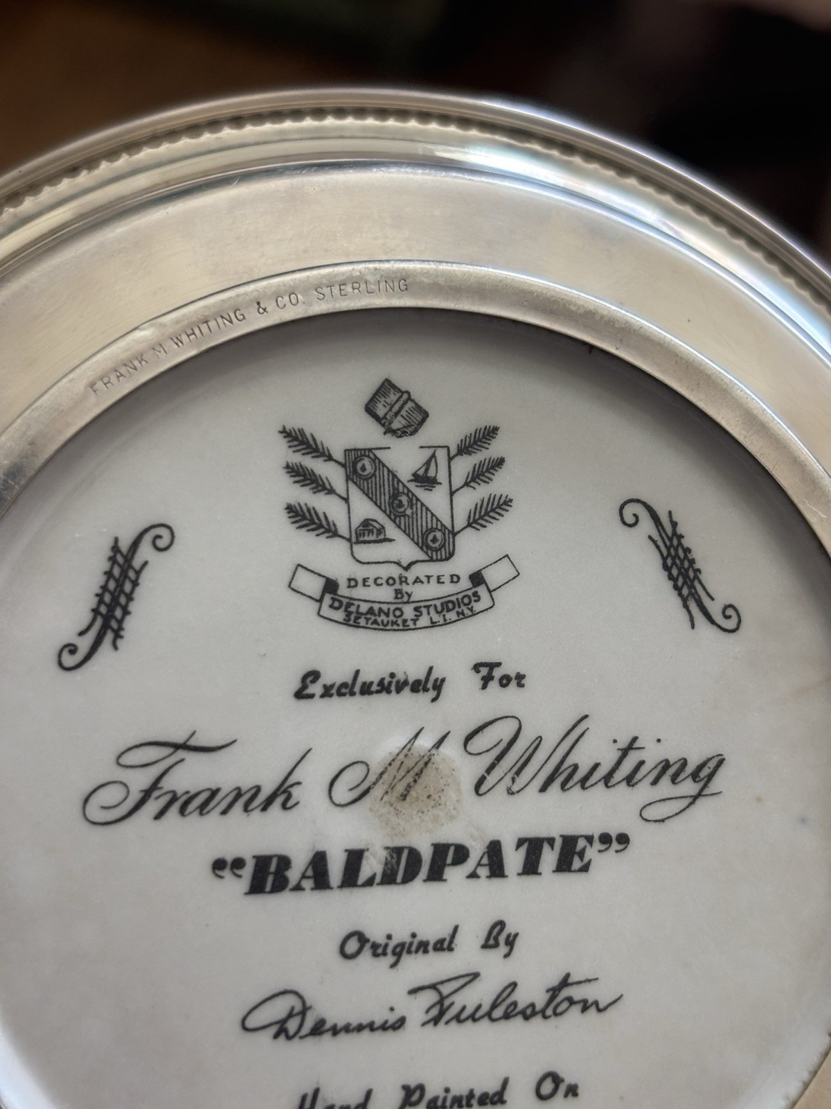 Frank M. Whiting / Sterling Silver Baldpate