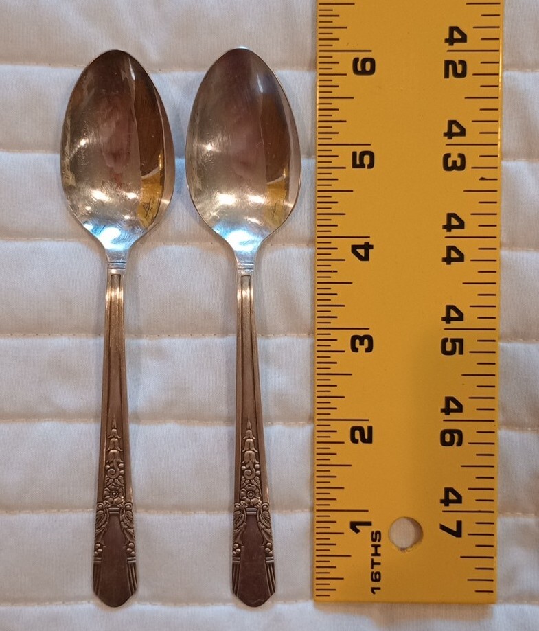 Oneida Jasmine Silverplate Flatware Set of 7 Simeon L & George H Rogers Co X/TRA