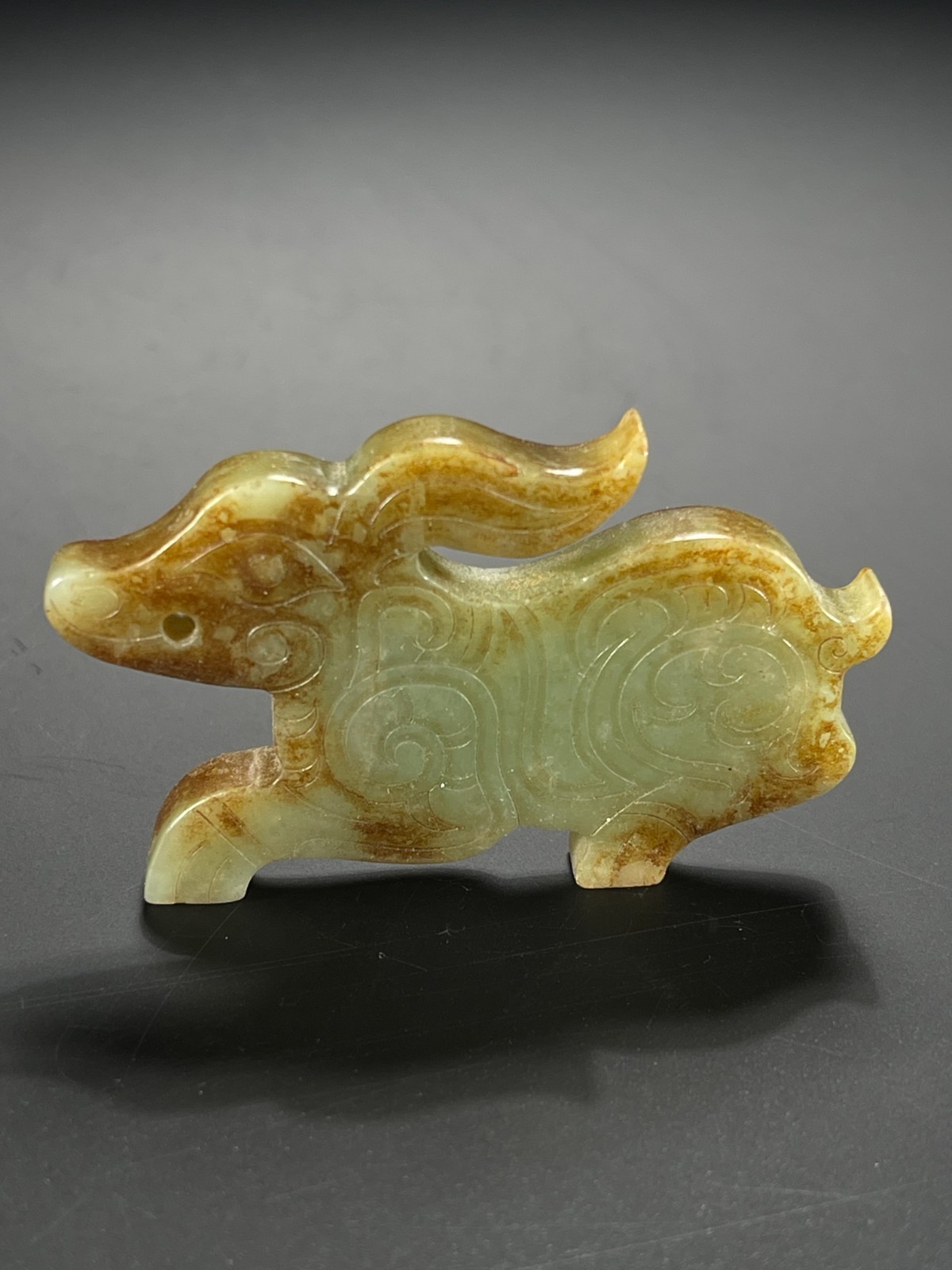 age-old China antique Western Zhou Dynasty Jade Rabbit