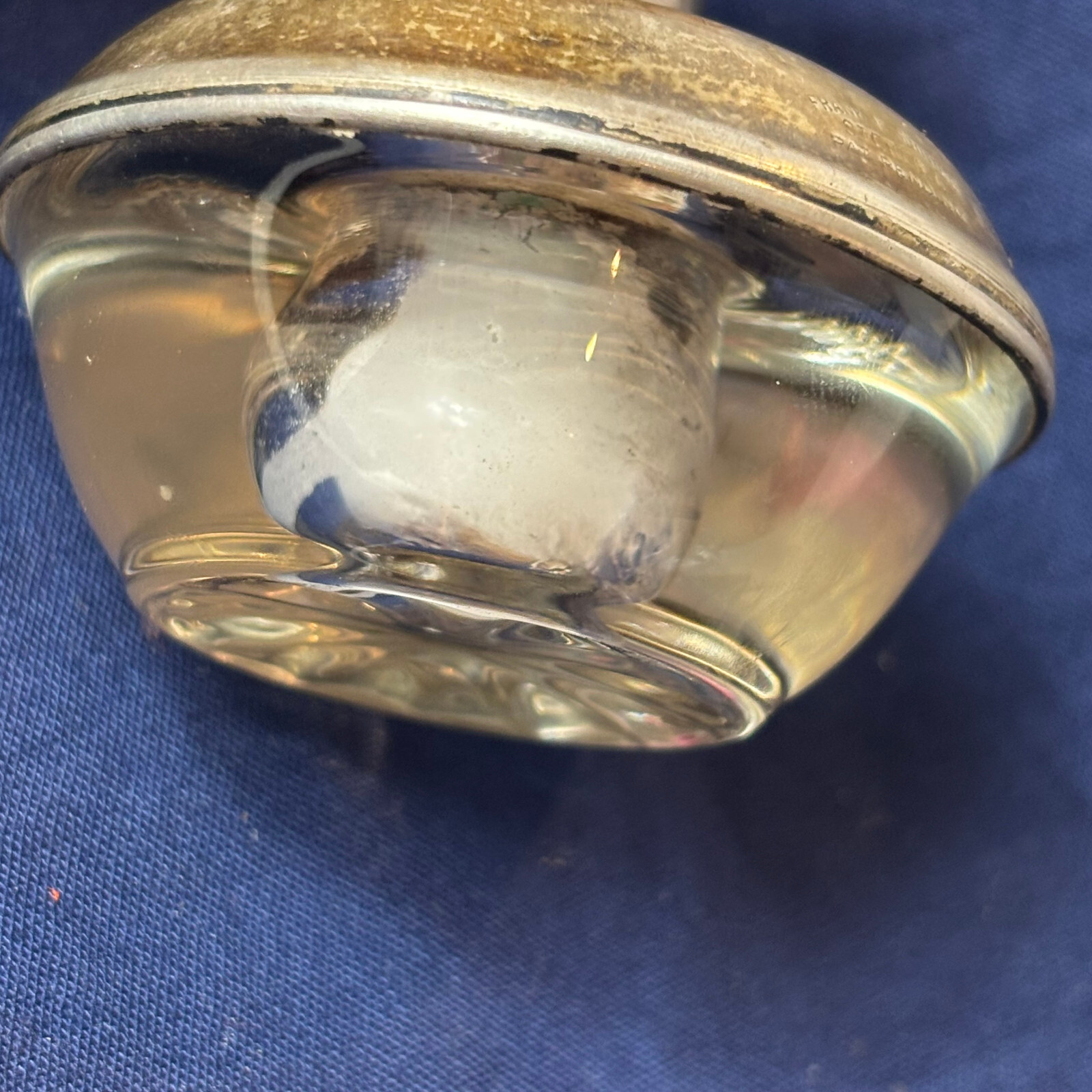Frank M. Whiting Sterling Silver Hy-Glo Table Lighter