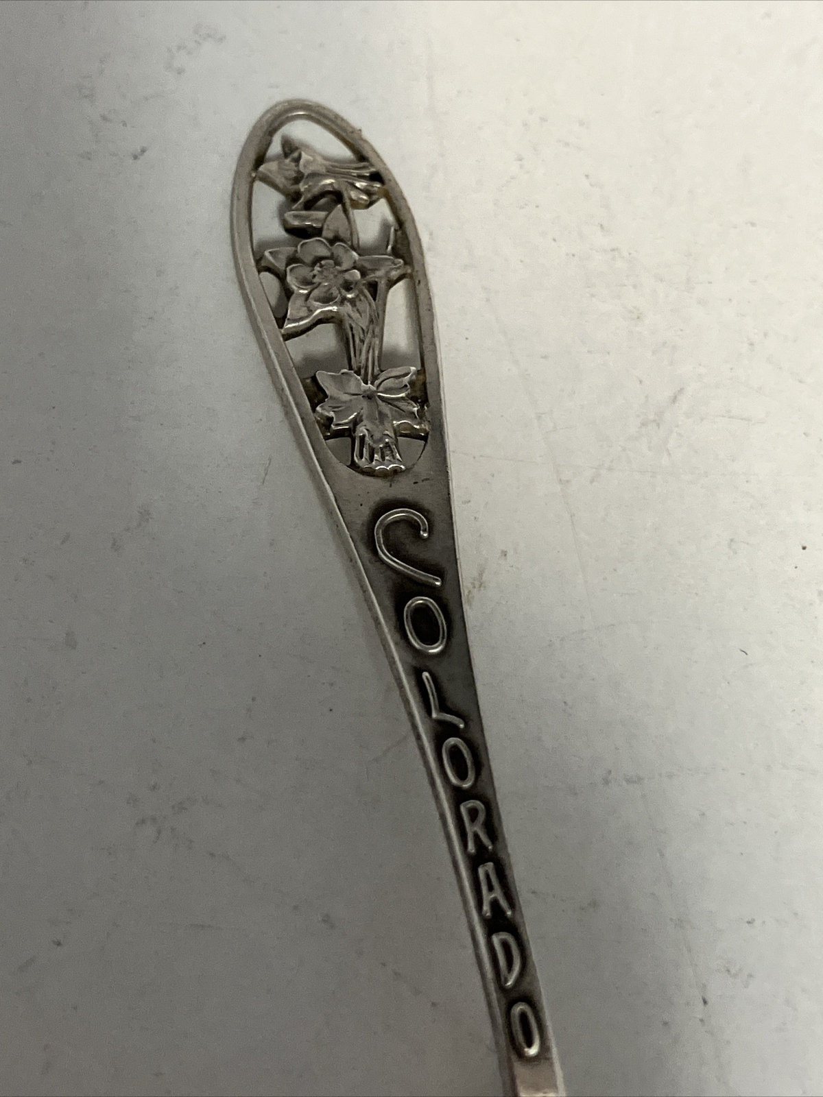 Sterling Silver Colorado Air Force Academy Collectible Demitasse Souvenir Spoon