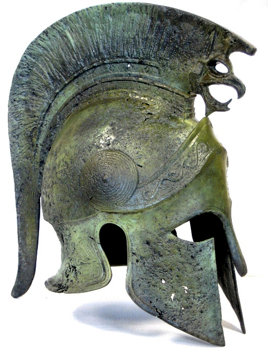 Alexander the Great Ancient Macedonian Bronze Helmet Greek Replica Reproduction