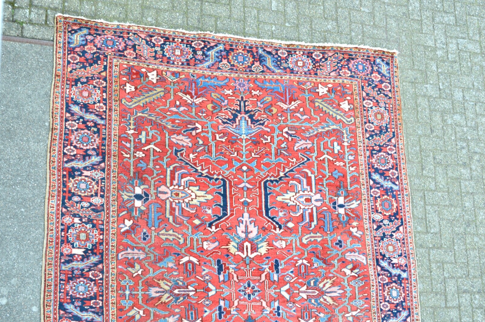 Gorgeous Antique Serapi Heriz region Rug Allover ***WWS***