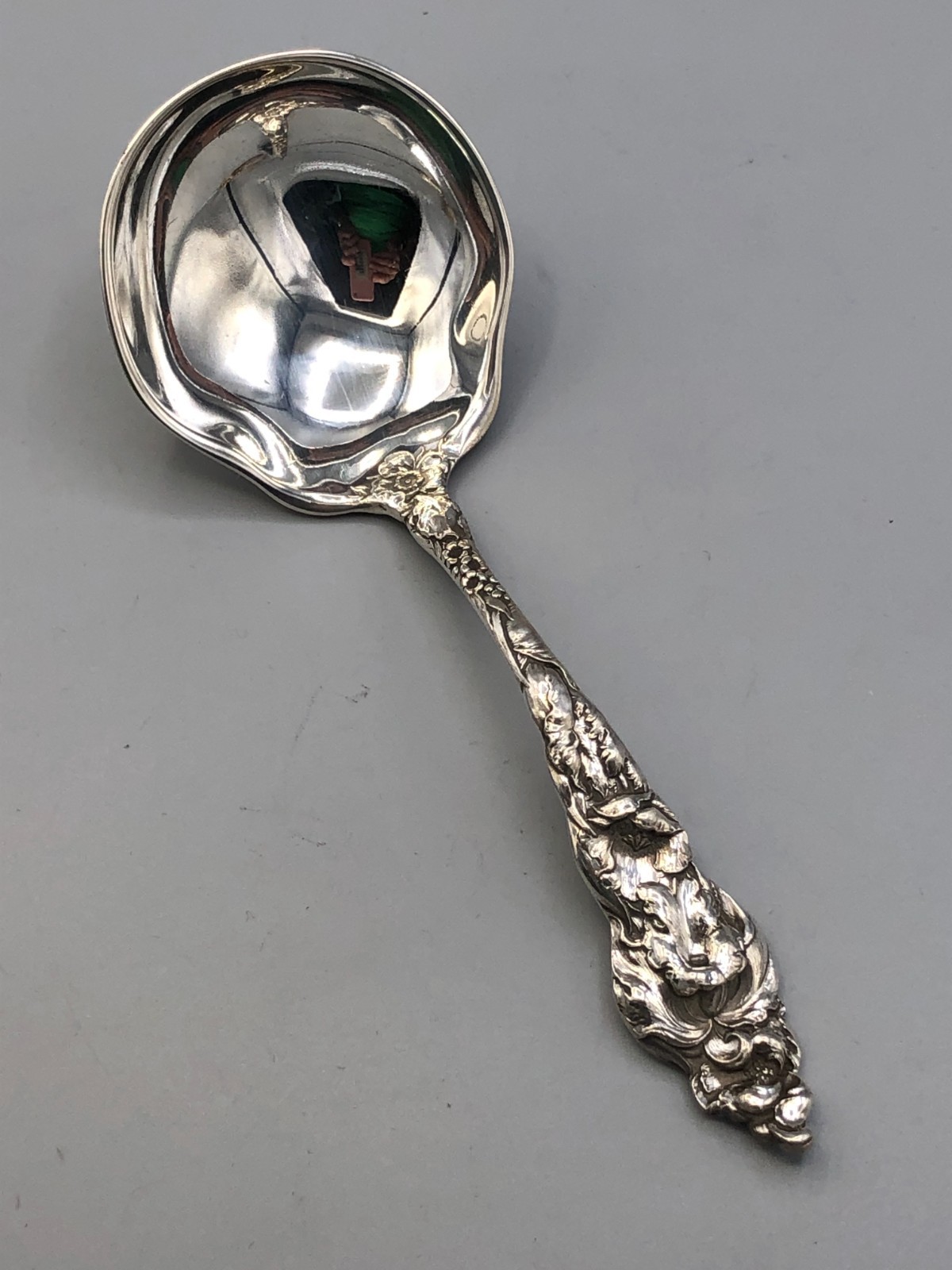 Les Six Fleurs by Reed & Barton Sterling Silver Gravy Ladle 5.75