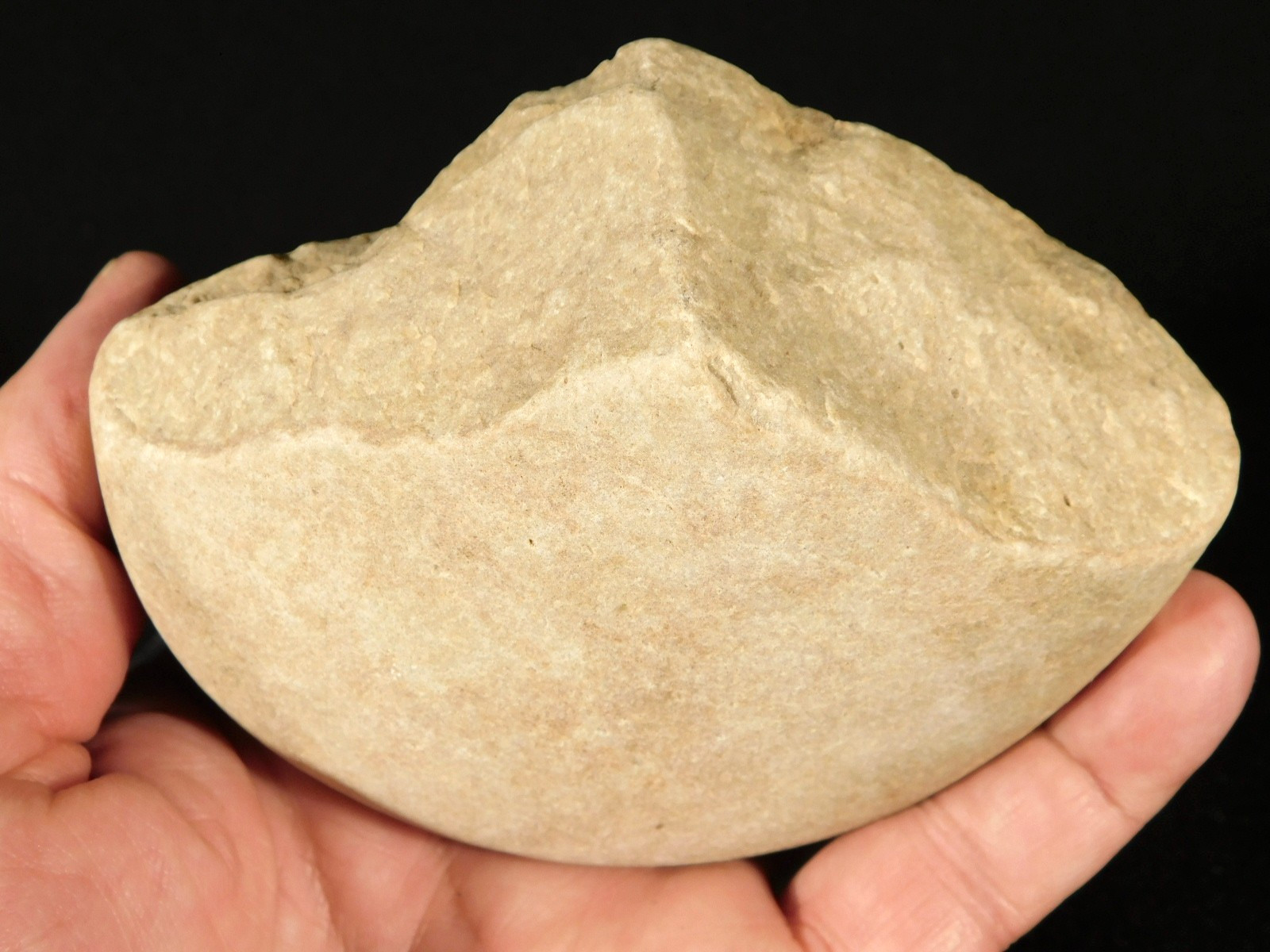 2.9 to 1.7 Million YEAR Old Paleolithic Age OLDOWAN Pebble CHOPPER Algeria 435gr