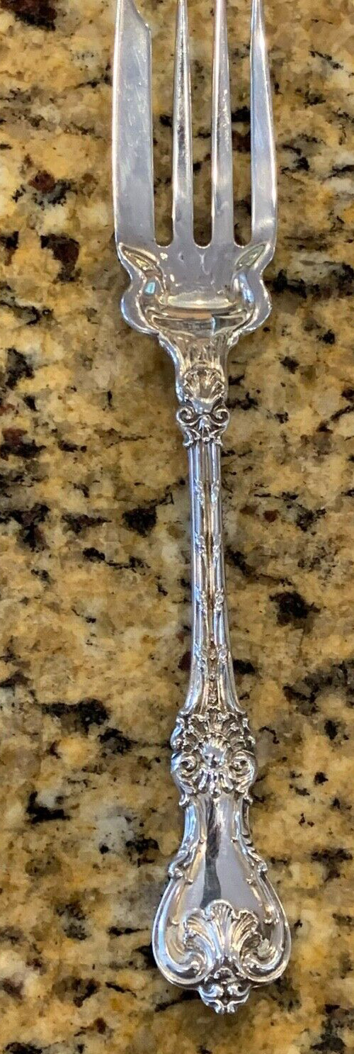 1 KING EDWARD STERLING SILVER BY WHITING SALAD FORKS 6 1/4″ NOT MONOGRAMMED 3av