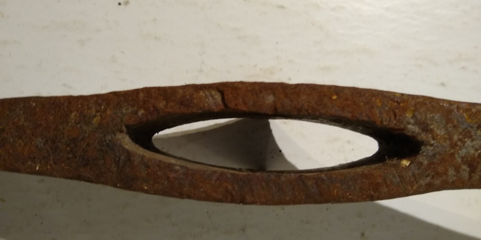Vintage Rusty Pickaxe Head – Antique Iron Mining Tool – Rustic Farm Decor 14.2″