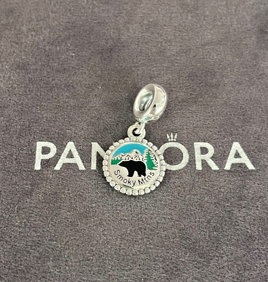 Smoky Mountain Exclusive Charm Pendant by Pandora S925 Sterling Silver Pre-owned
