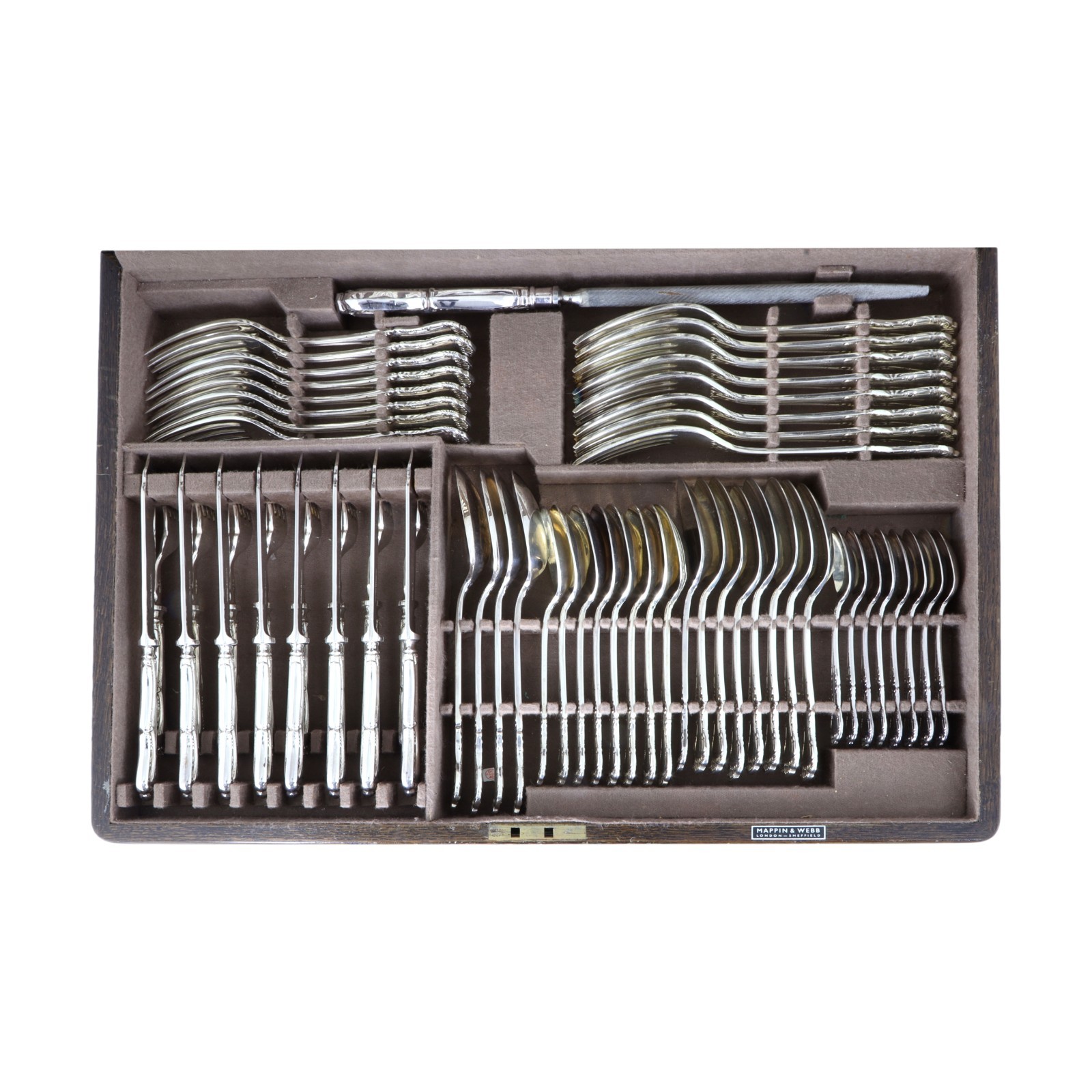MAPPIN & WEBB Cutlery – RUSSELL Pattern – 78 Piece Canteen for 8